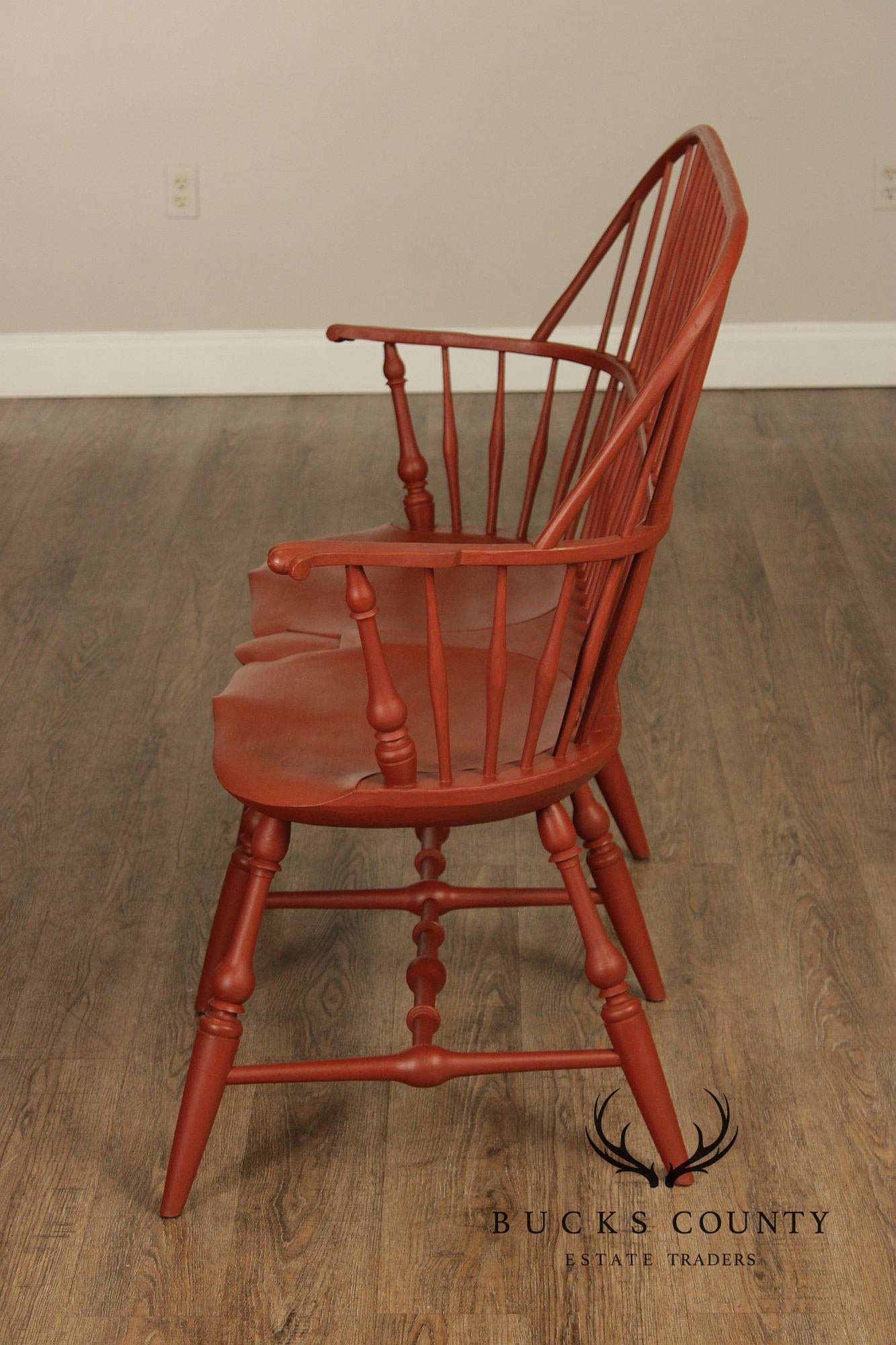 Peter Franklin Benchmade Painted Windsor Settee