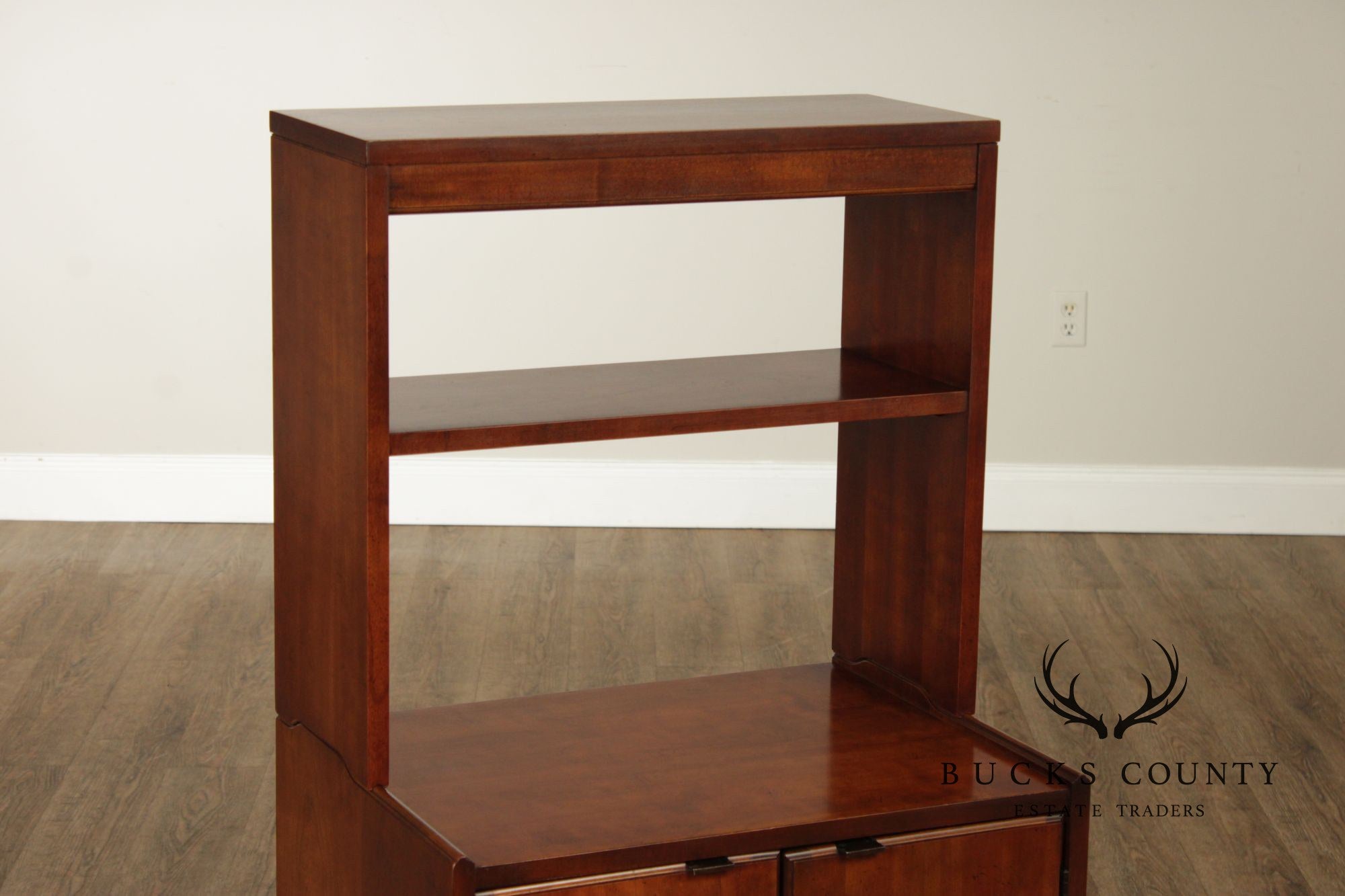 Mid Century Modern Pair of Stacking Bookcases