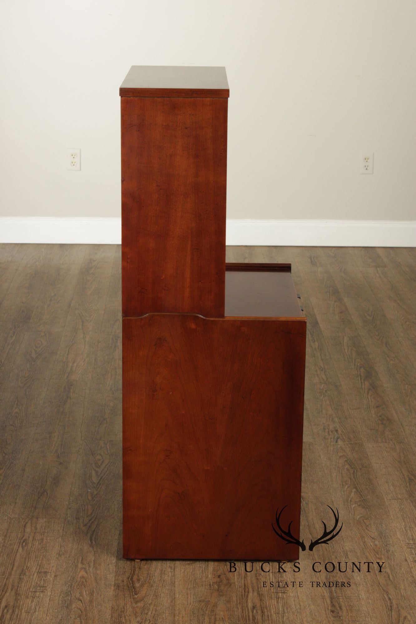 Mid Century Modern Pair of Stacking Bookcases