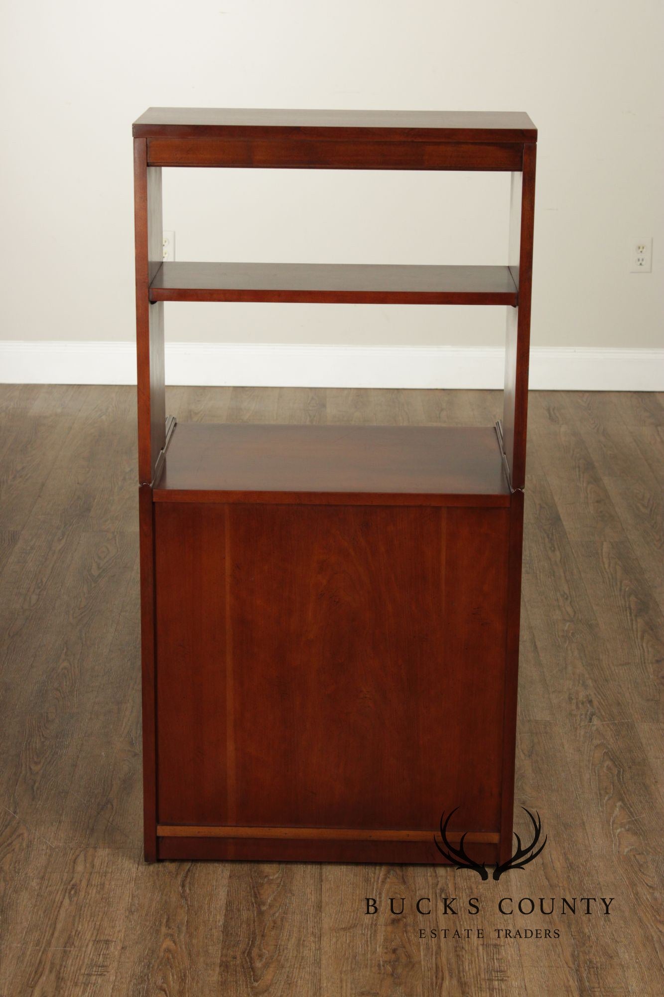 Mid Century Modern Pair of Stacking Bookcases