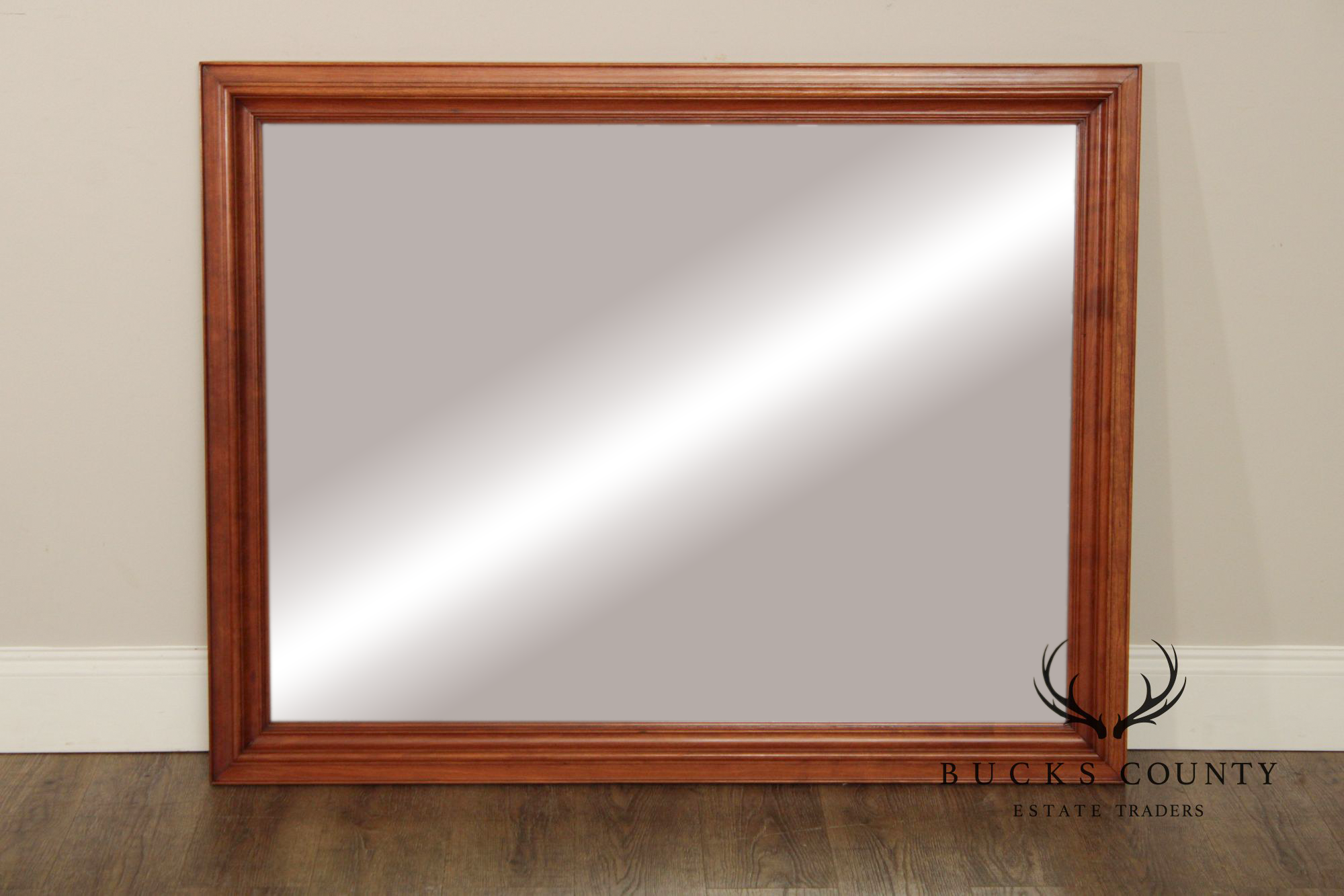 Kling Furniture Vintage Cherry Frame Rectangular Wall Mirror