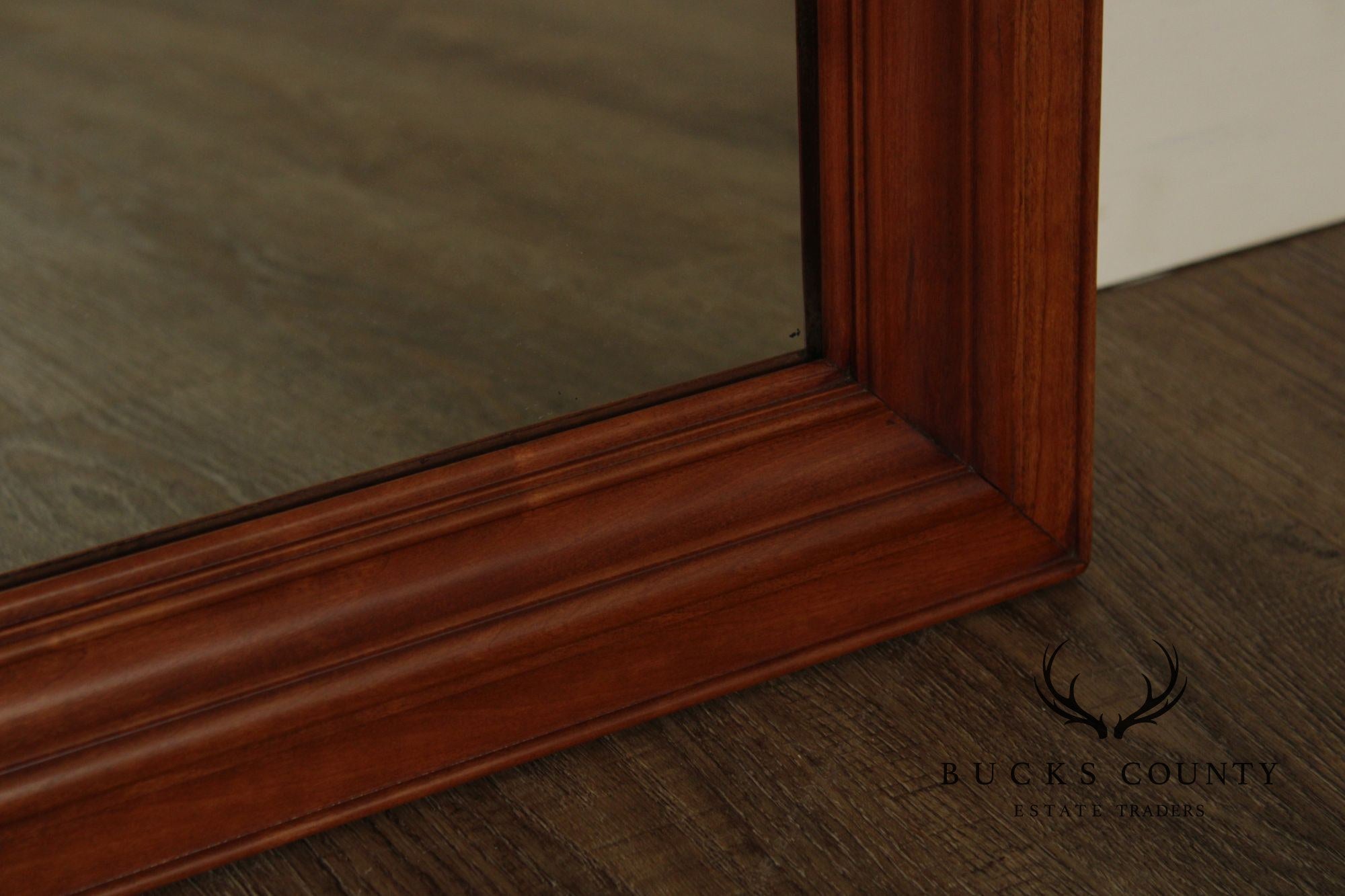 Kling Furniture Vintage Cherry Frame Rectangular Wall Mirror