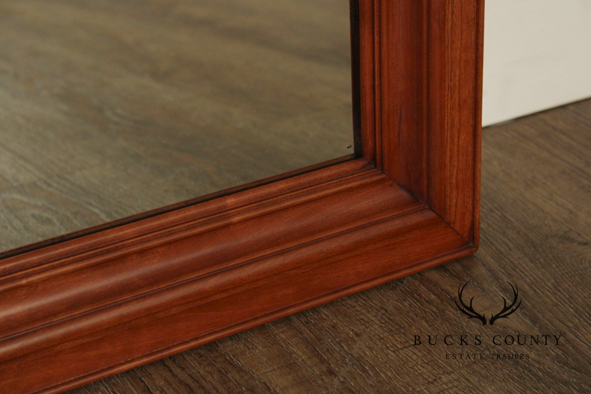Kling Furniture Vintage Cherry Frame Rectangular Wall Mirror