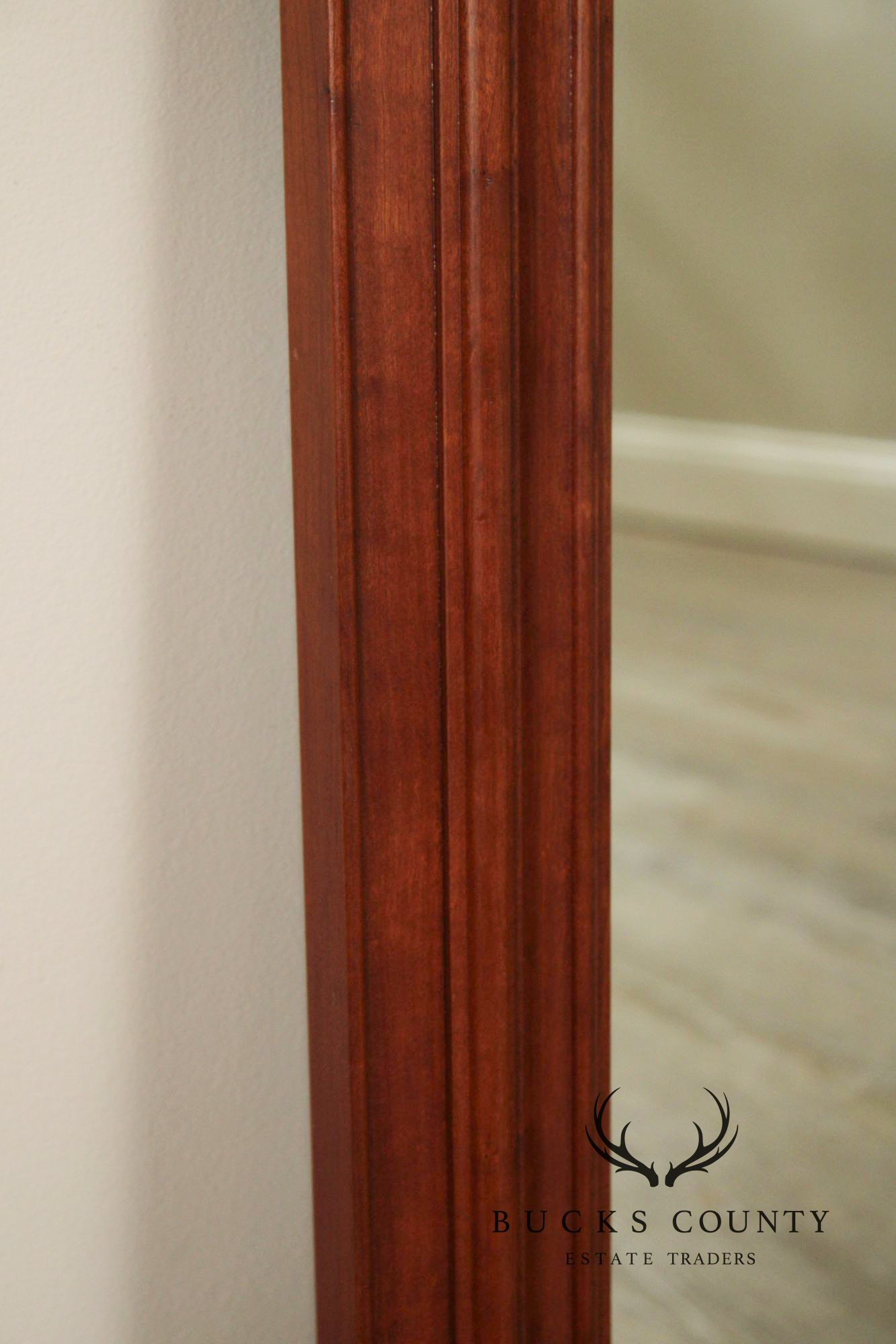 Kling Furniture Vintage Cherry Frame Rectangular Wall Mirror