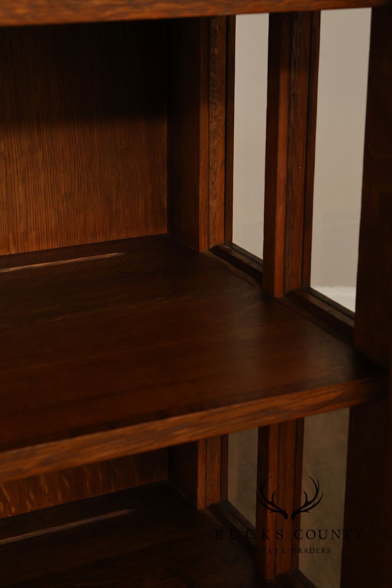 Antique L. & J.G. Stickley Mission Oak China Cabinet No. 729