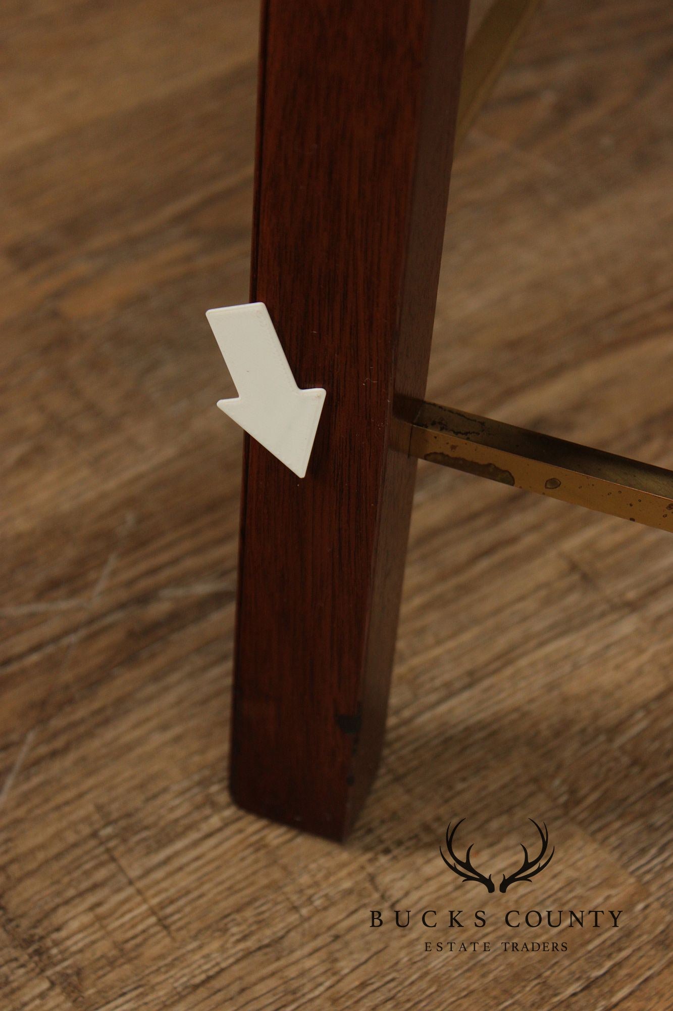 Edward Wormley for Dunbar Walnut And Brass Coffee Table