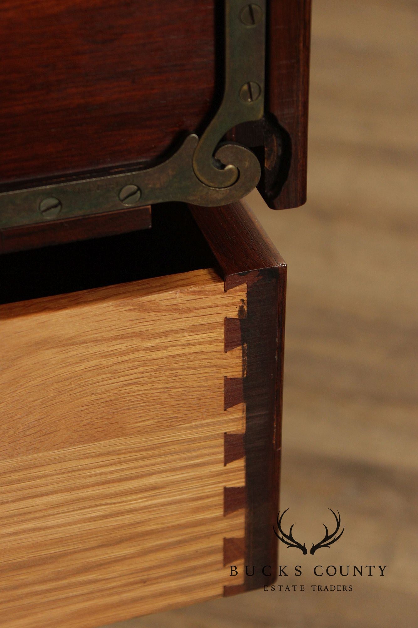 Colonial Treasure House Collection Georgian Style Mahogany Breakfront