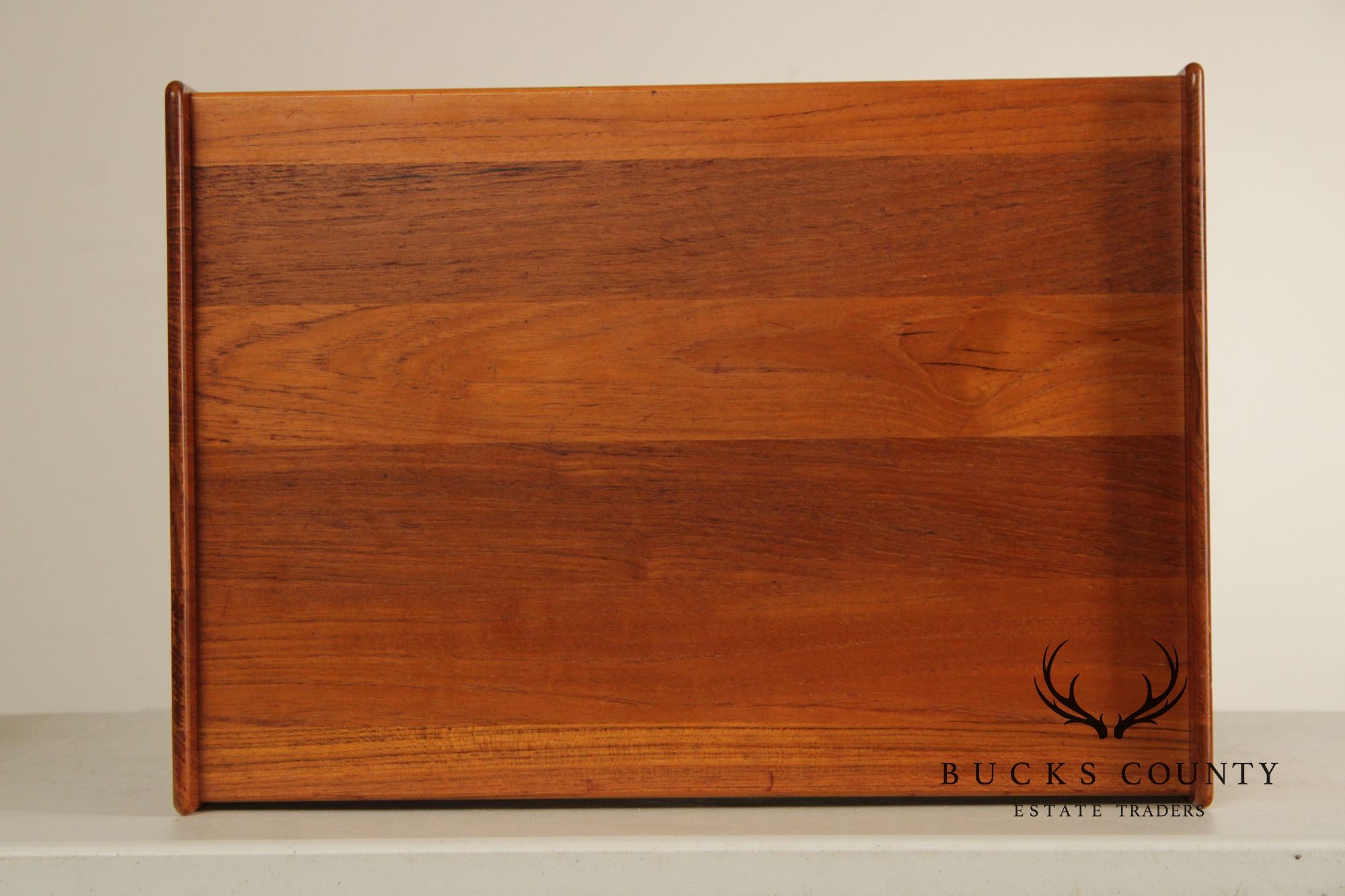 Mid-Century Danish Modern Teak 6-Drawer Desktop Organizer By N.A.E.