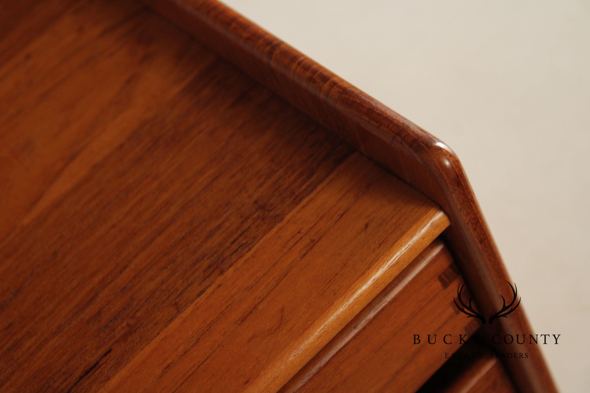 Mid-Century Danish Modern Teak 6-Drawer Desktop Organizer By N.A.E.