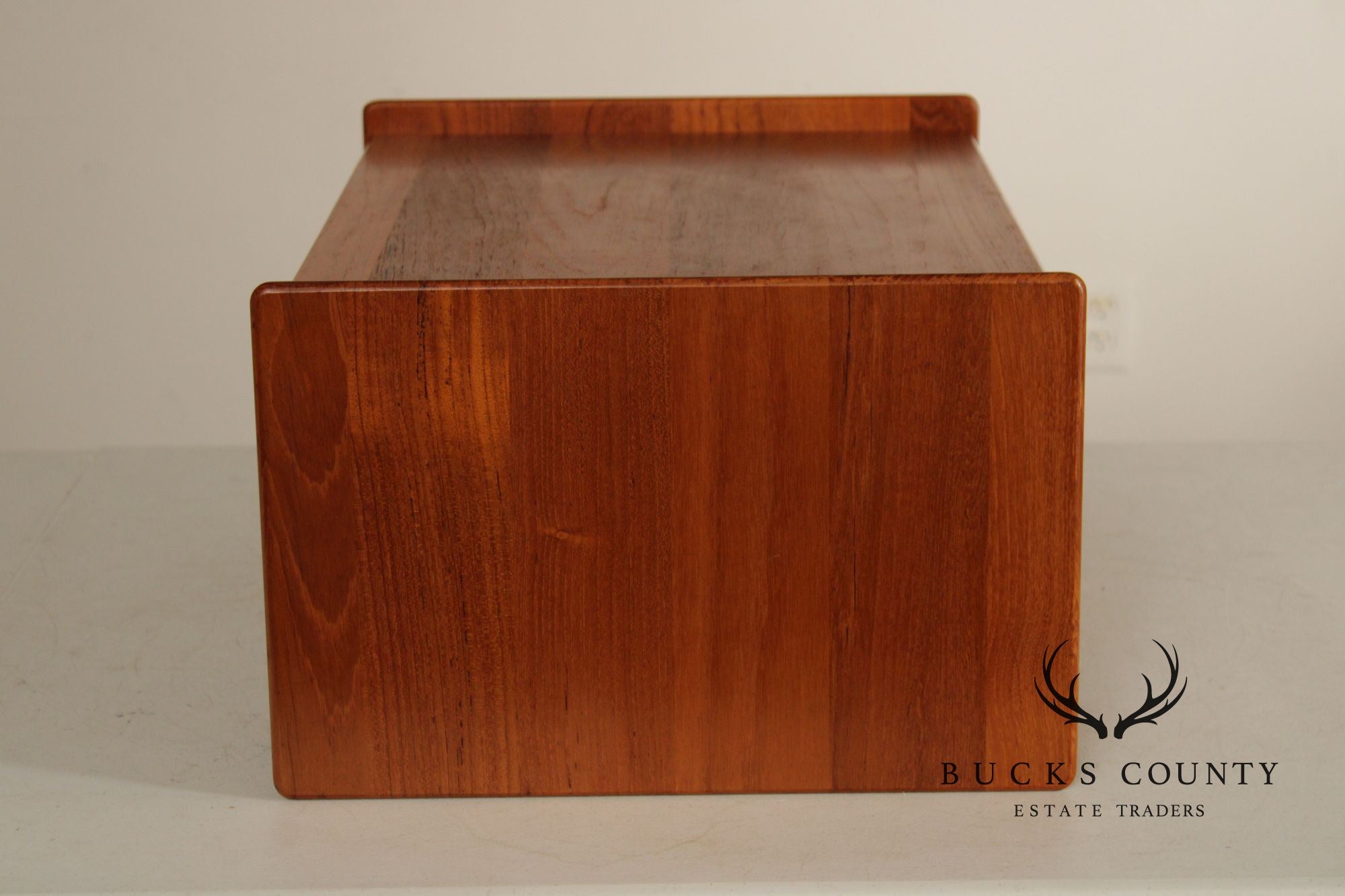 Mid-Century Danish Modern Teak 6-Drawer Desktop Organizer By N.A.E.