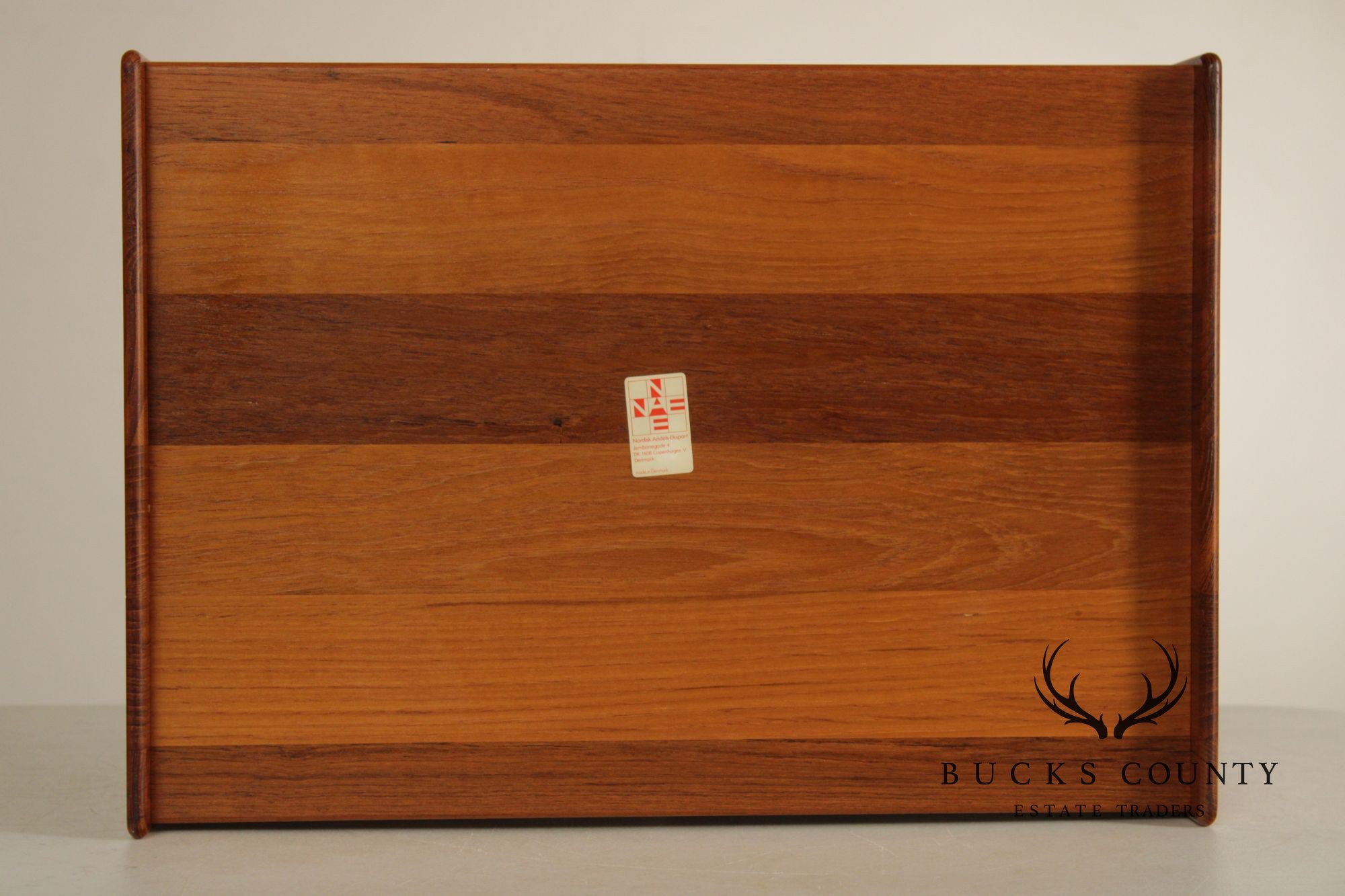 Mid-Century Danish Modern Teak 6-Drawer Desktop Organizer By N.A.E.