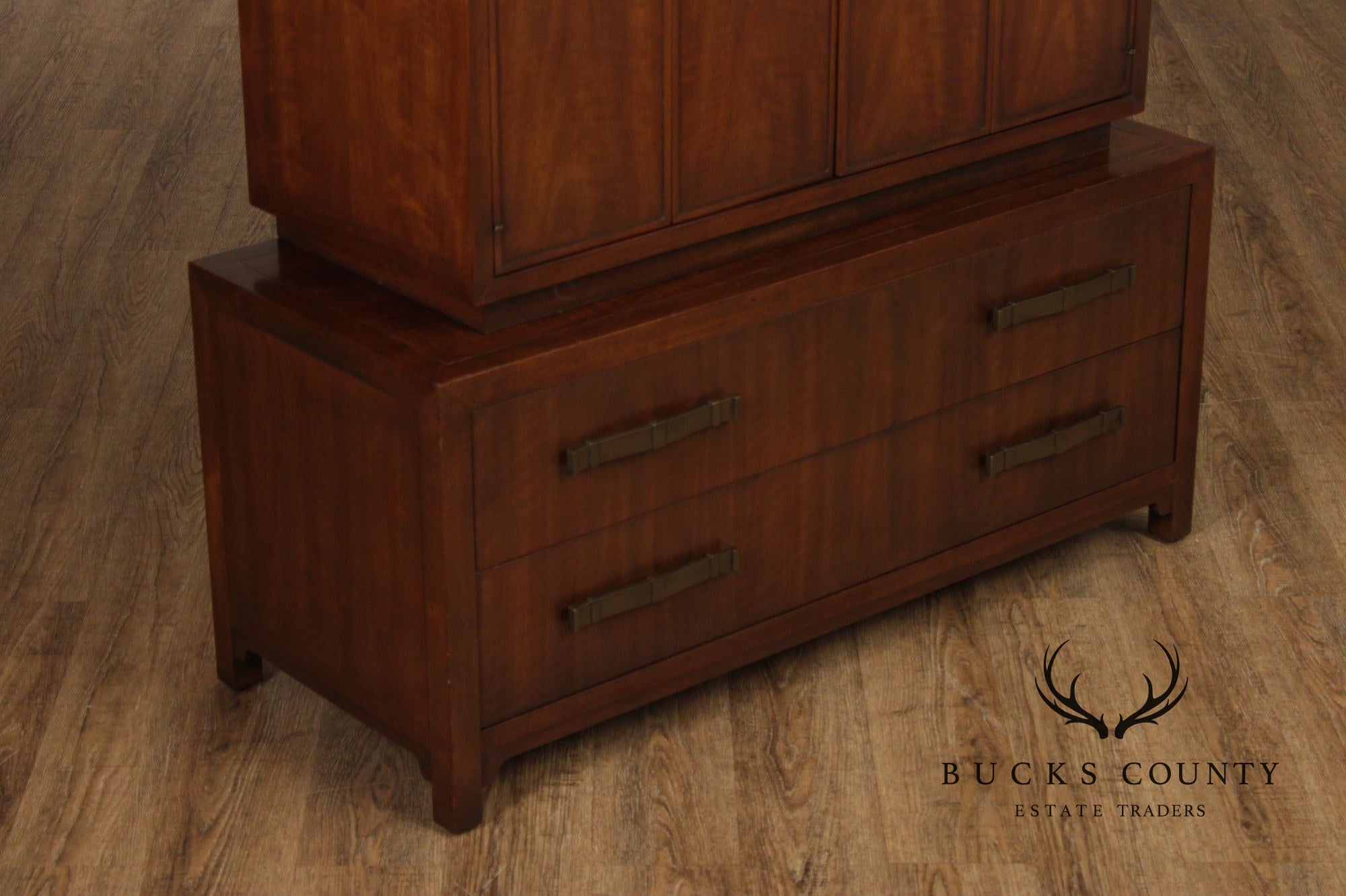 Heritage Mid-Century Modern Walnut Gentleman's Chest