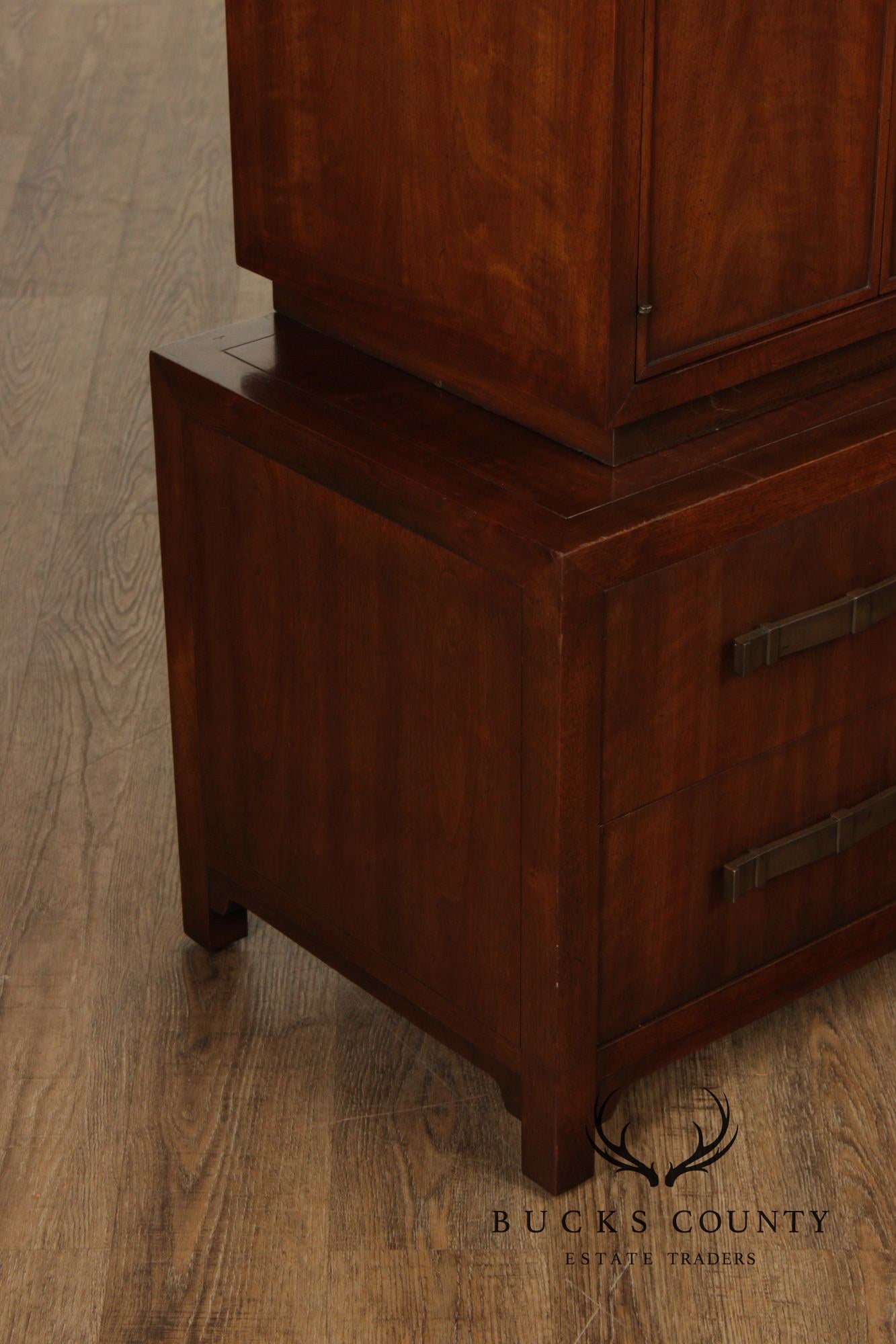Heritage Mid-Century Modern Walnut Gentleman's Chest