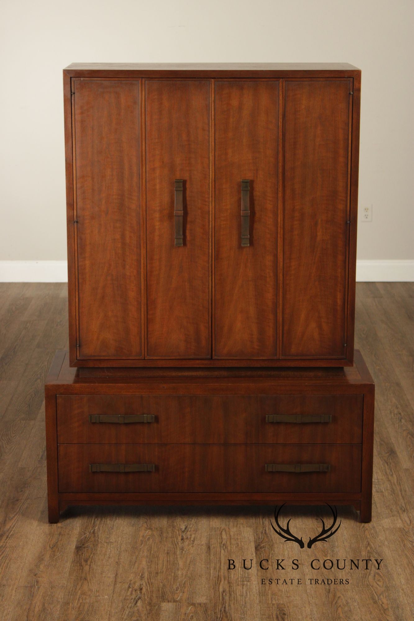 Heritage Mid-Century Modern Walnut Gentleman's Chest