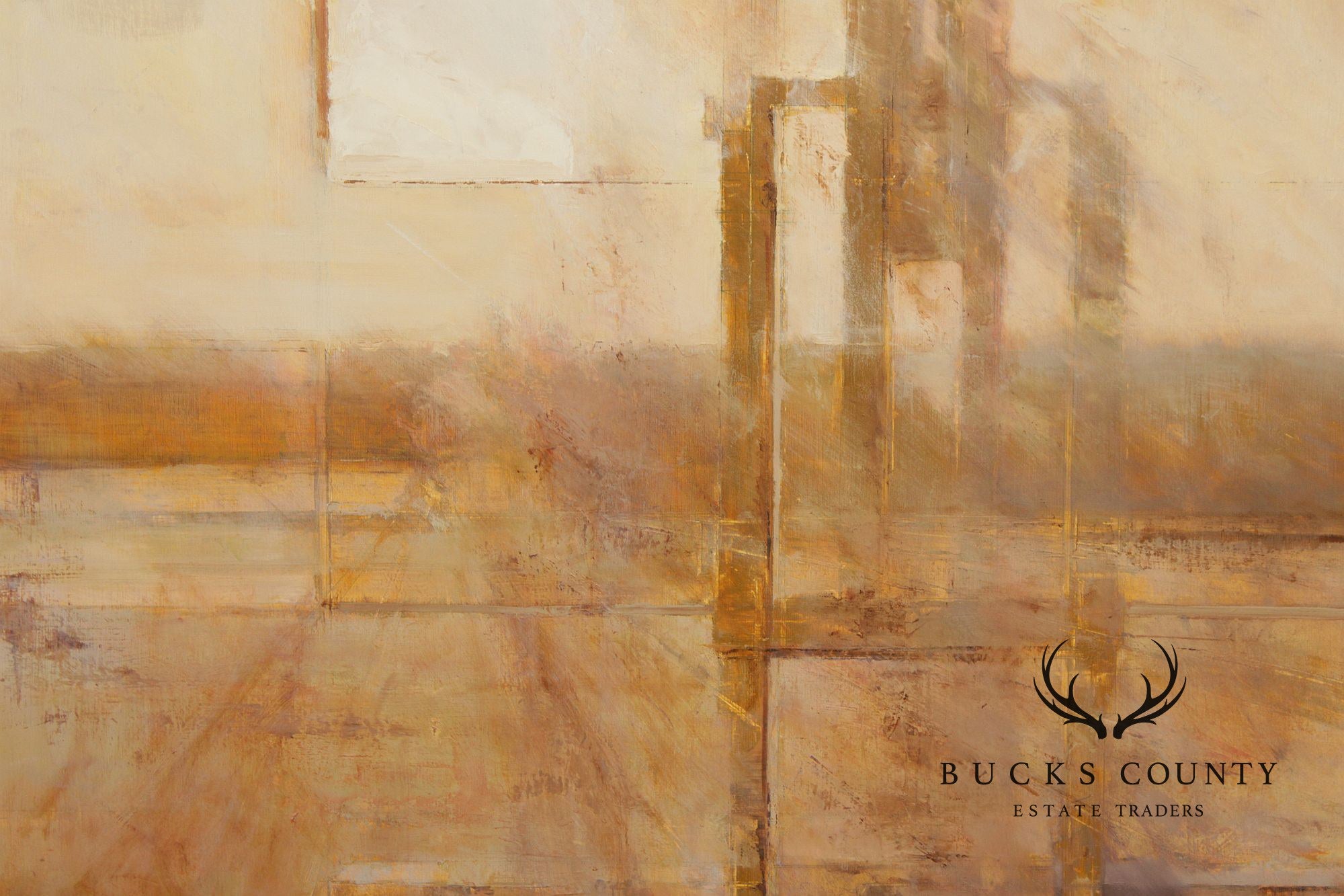 Michael Bartmann Oil Painting, Industrial Space II
