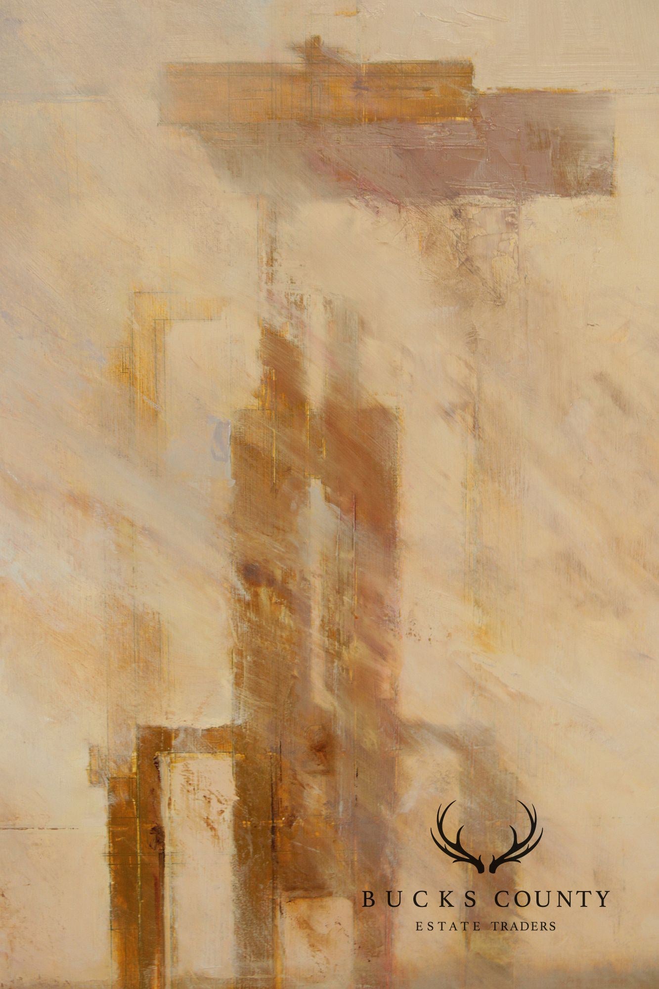 Michael Bartmann Oil Painting, Industrial Space II