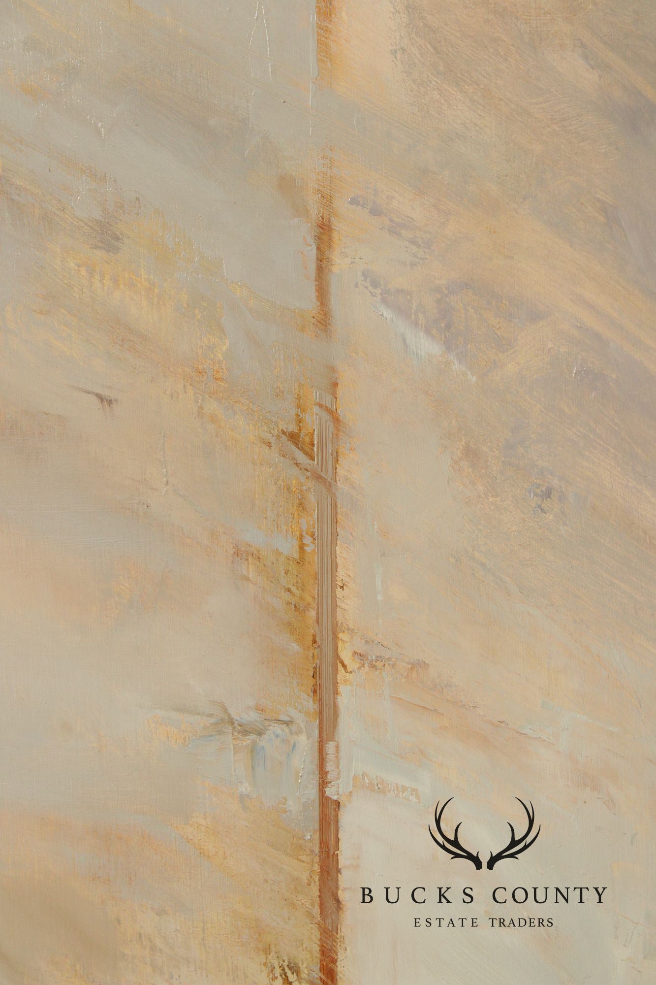 Michael Bartmann Oil Painting, Industrial Space II