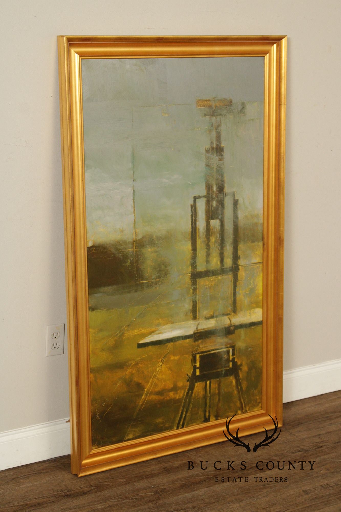 Michael Bartmann Oil Painting, Industrial Space