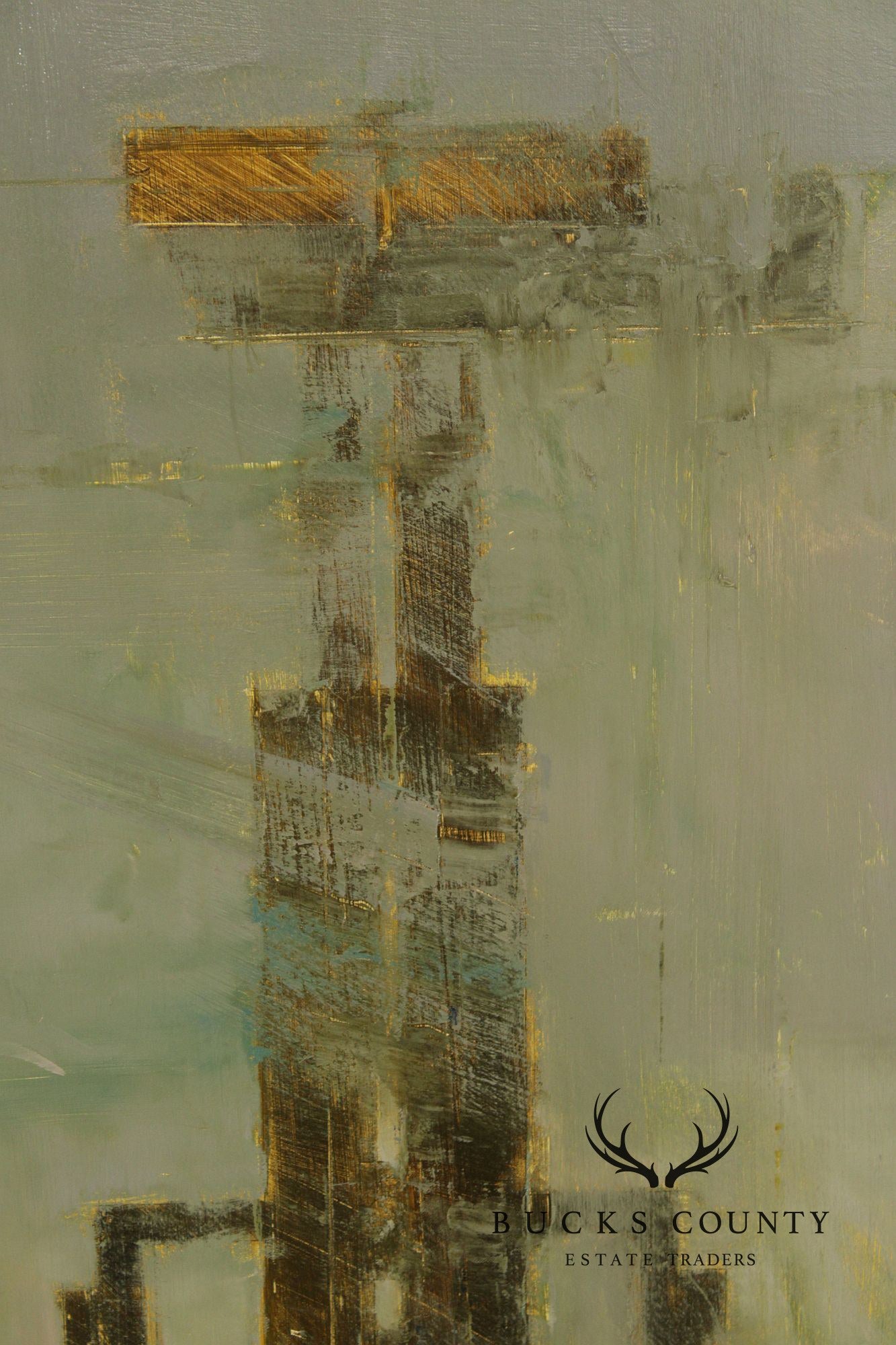 Michael Bartmann Oil Painting, Industrial Space