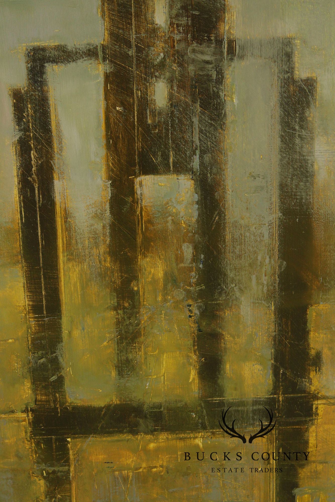 Michael Bartmann Oil Painting, Industrial Space