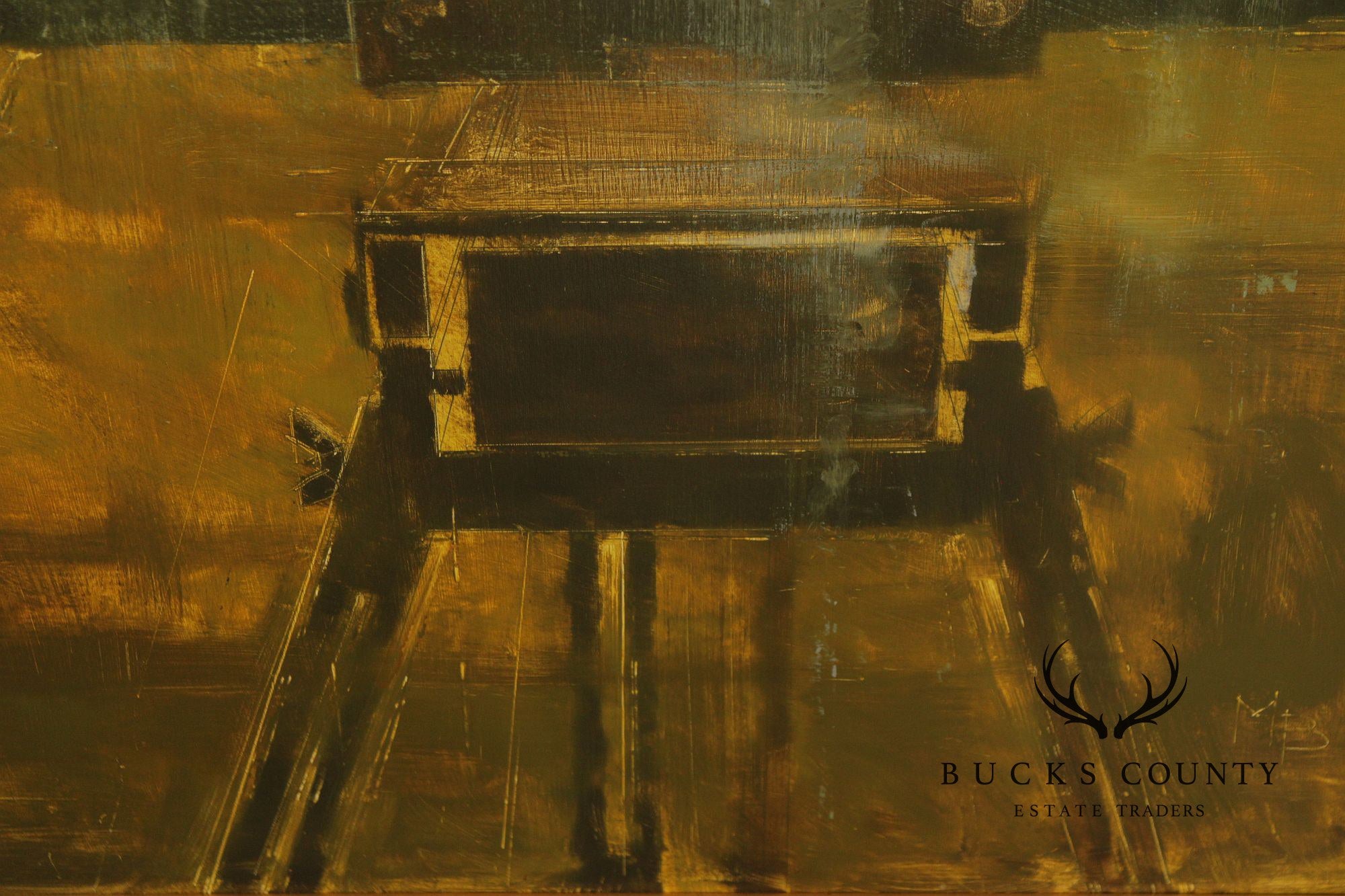 Michael Bartmann Oil Painting, Industrial Space