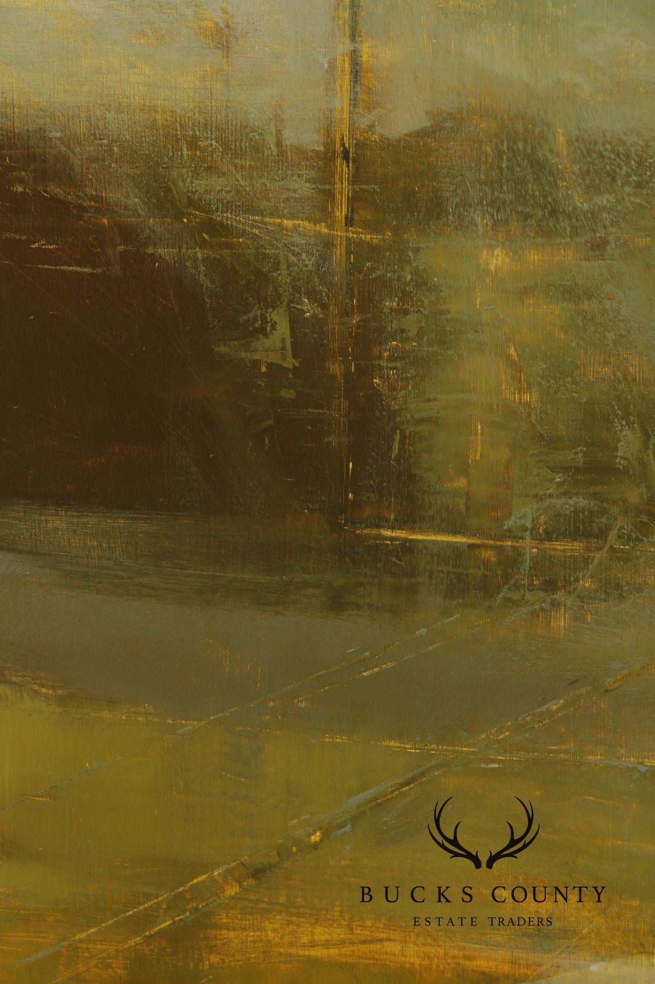 Michael Bartmann Oil Painting, Industrial Space