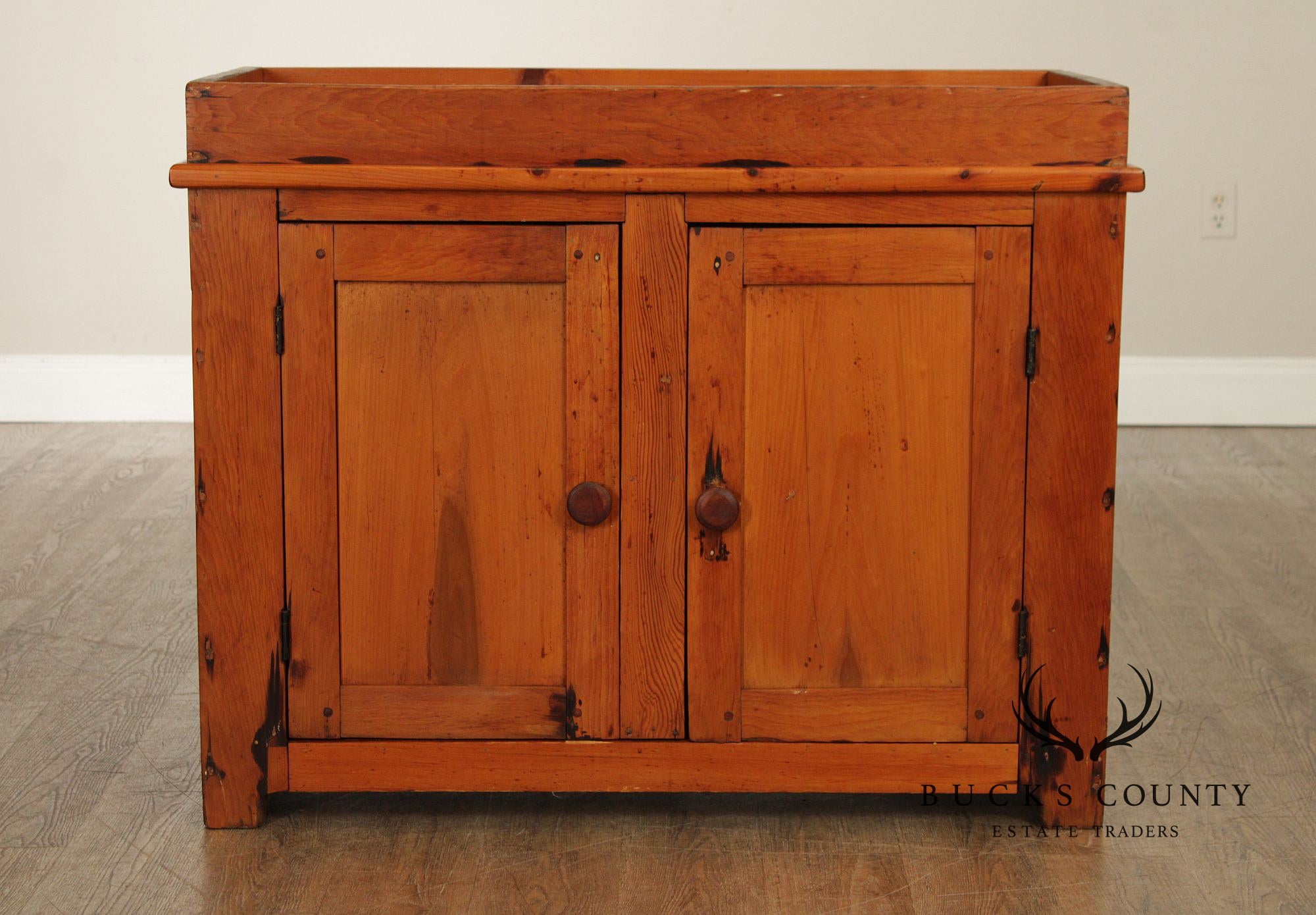 Antique Farmhouse Softwood Dry Sink