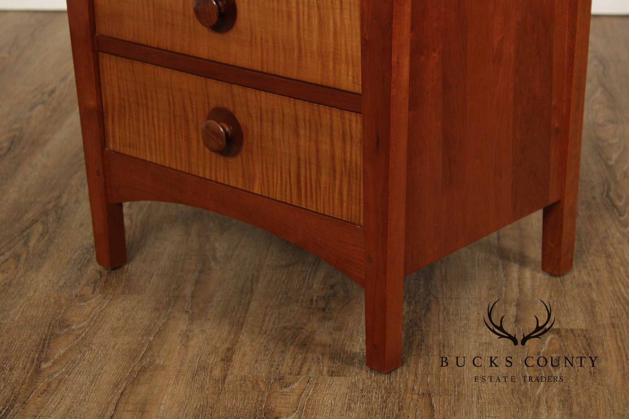 Stickley Mission Collection Cherry Harvey Ellis Three Drawer Nightstand