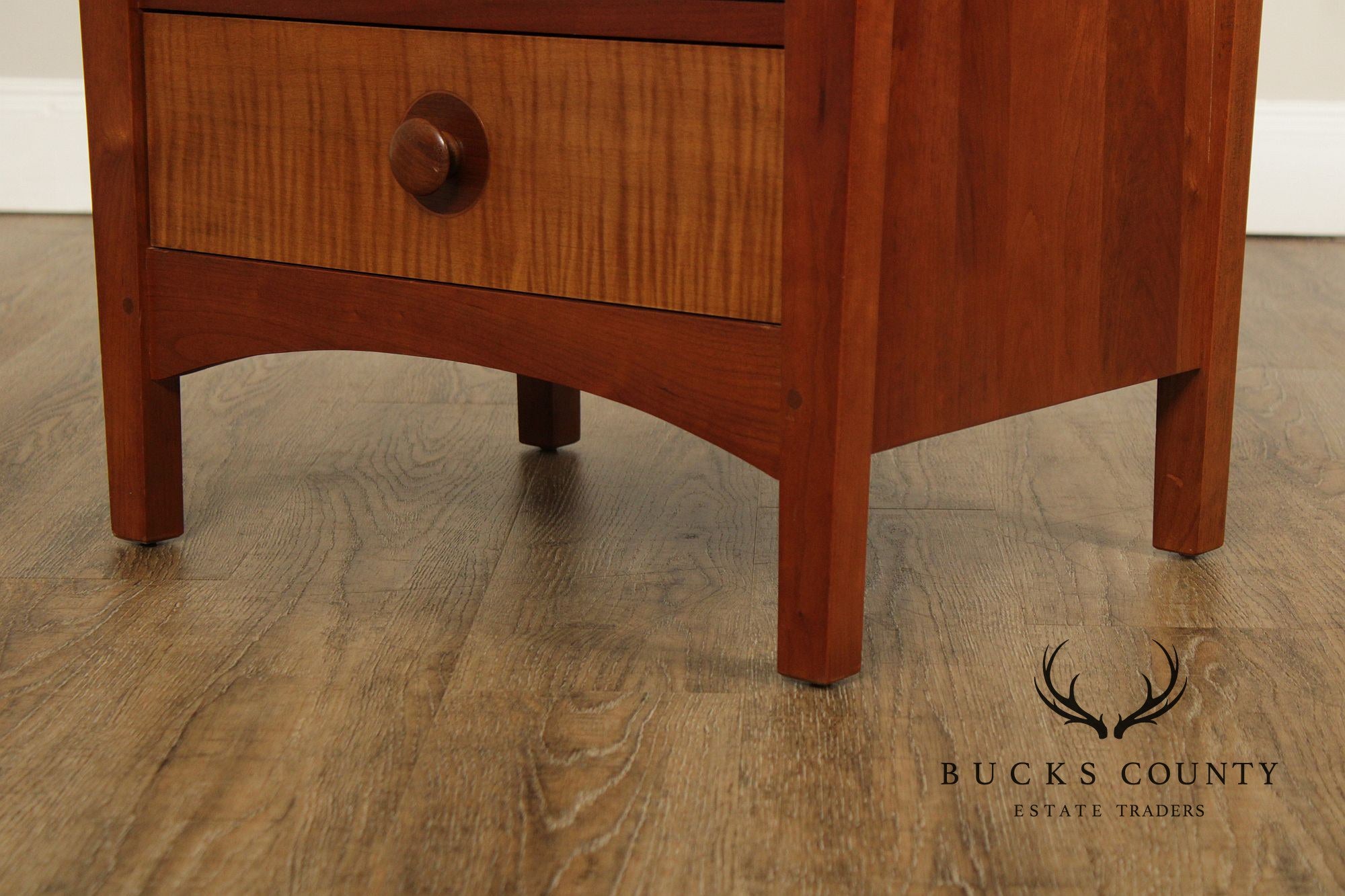 Stickley Mission Collection Cherry Harvey Ellis Three Drawer Nightstand