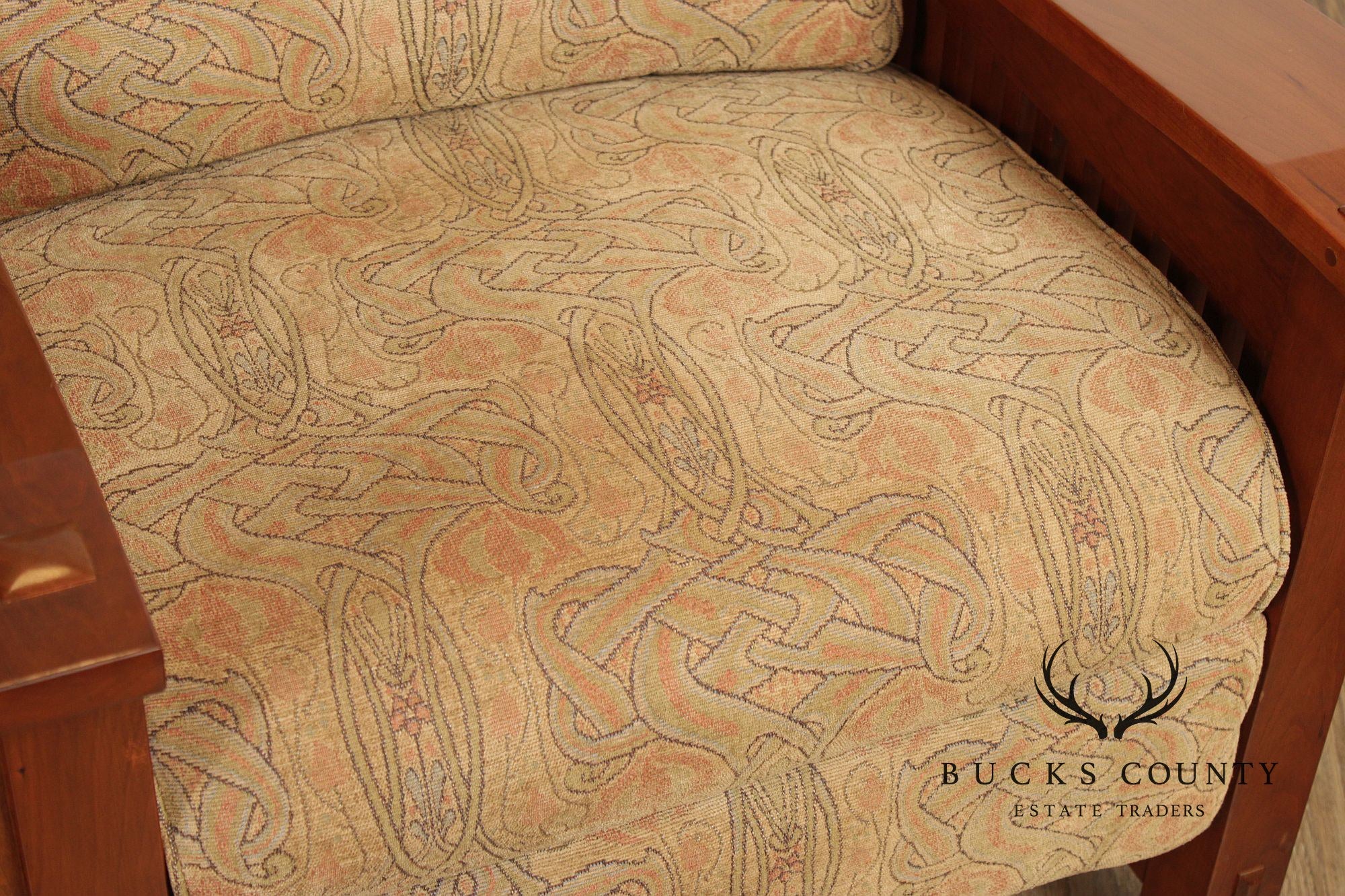 Stickley Mission Collection Cherry Spindle Morris Recliner