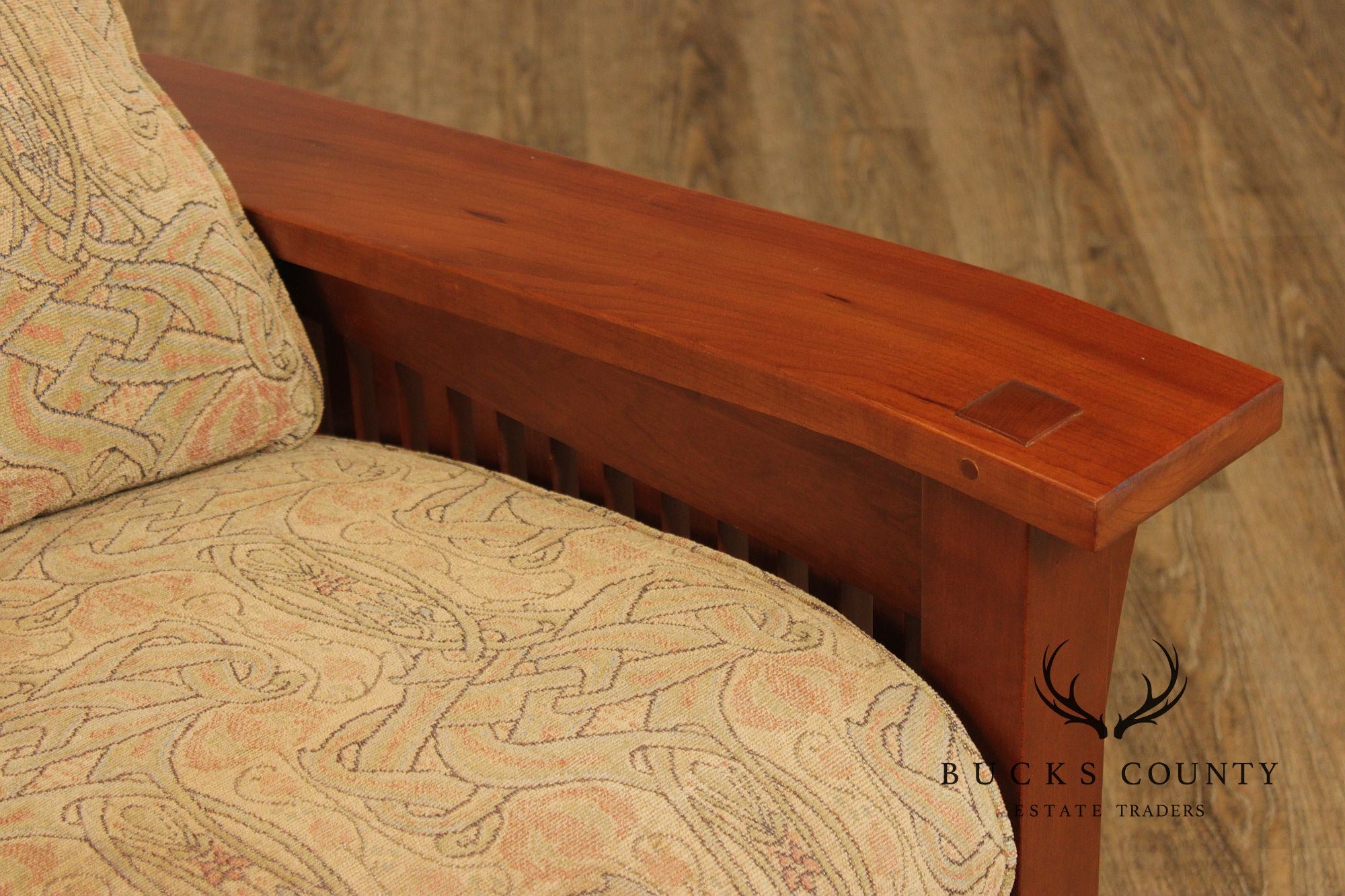 Stickley Mission Collection Cherry Spindle Morris Recliner