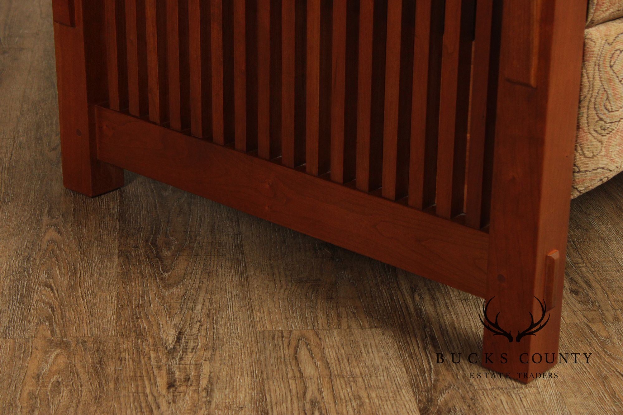 Stickley Mission Collection Cherry Spindle Morris Recliner