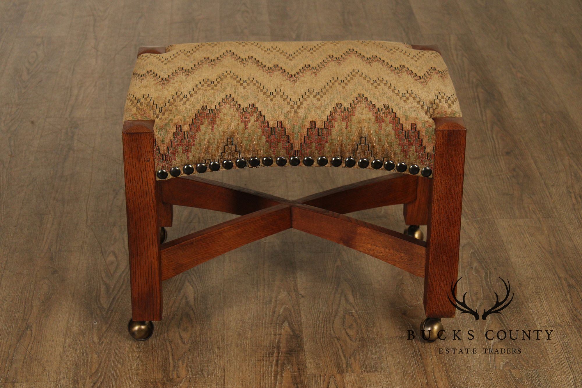 Stickley Mission Collection Oak Eastwood Footstool