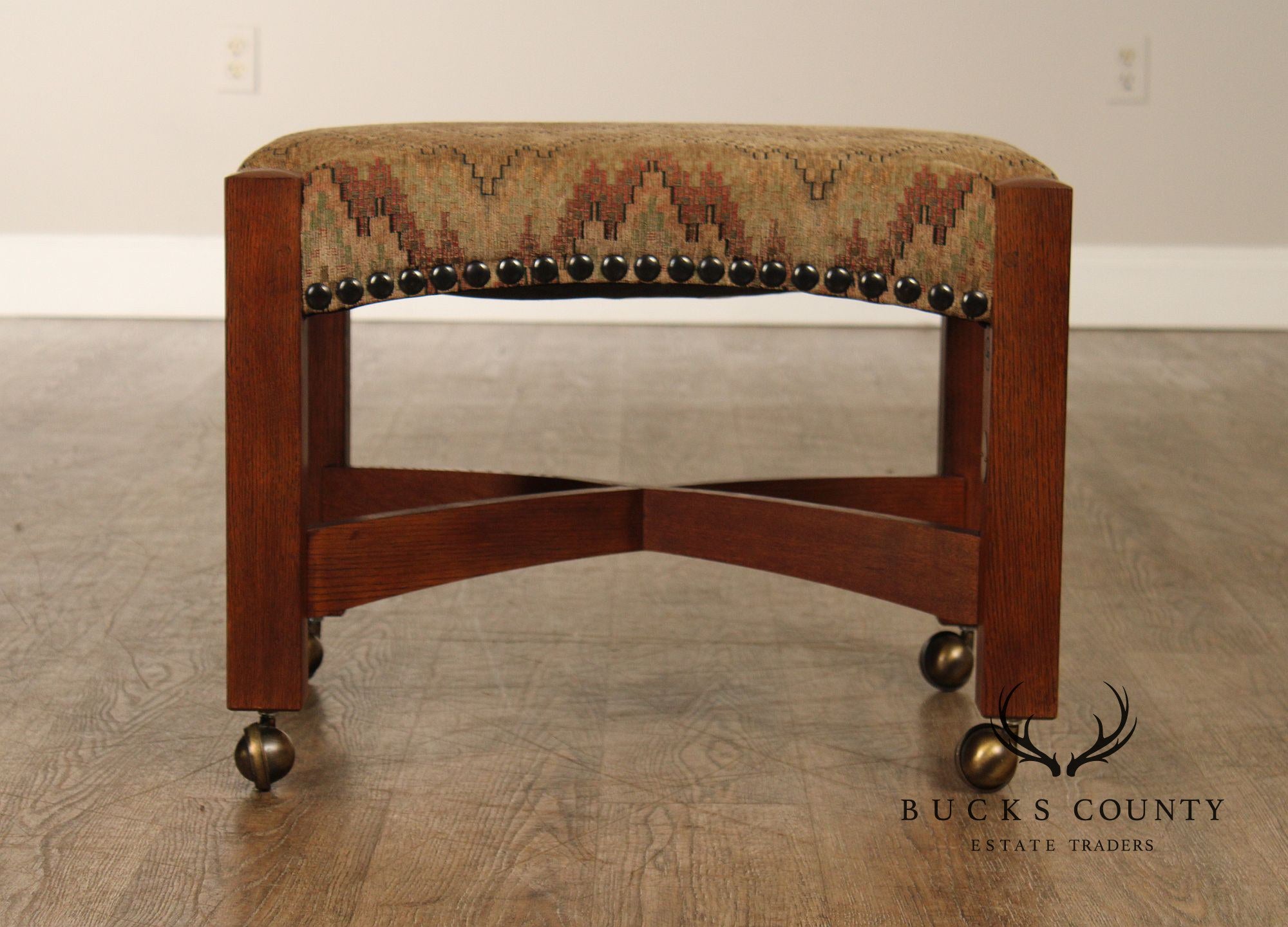 Stickley Mission Collection Oak Eastwood Footstool