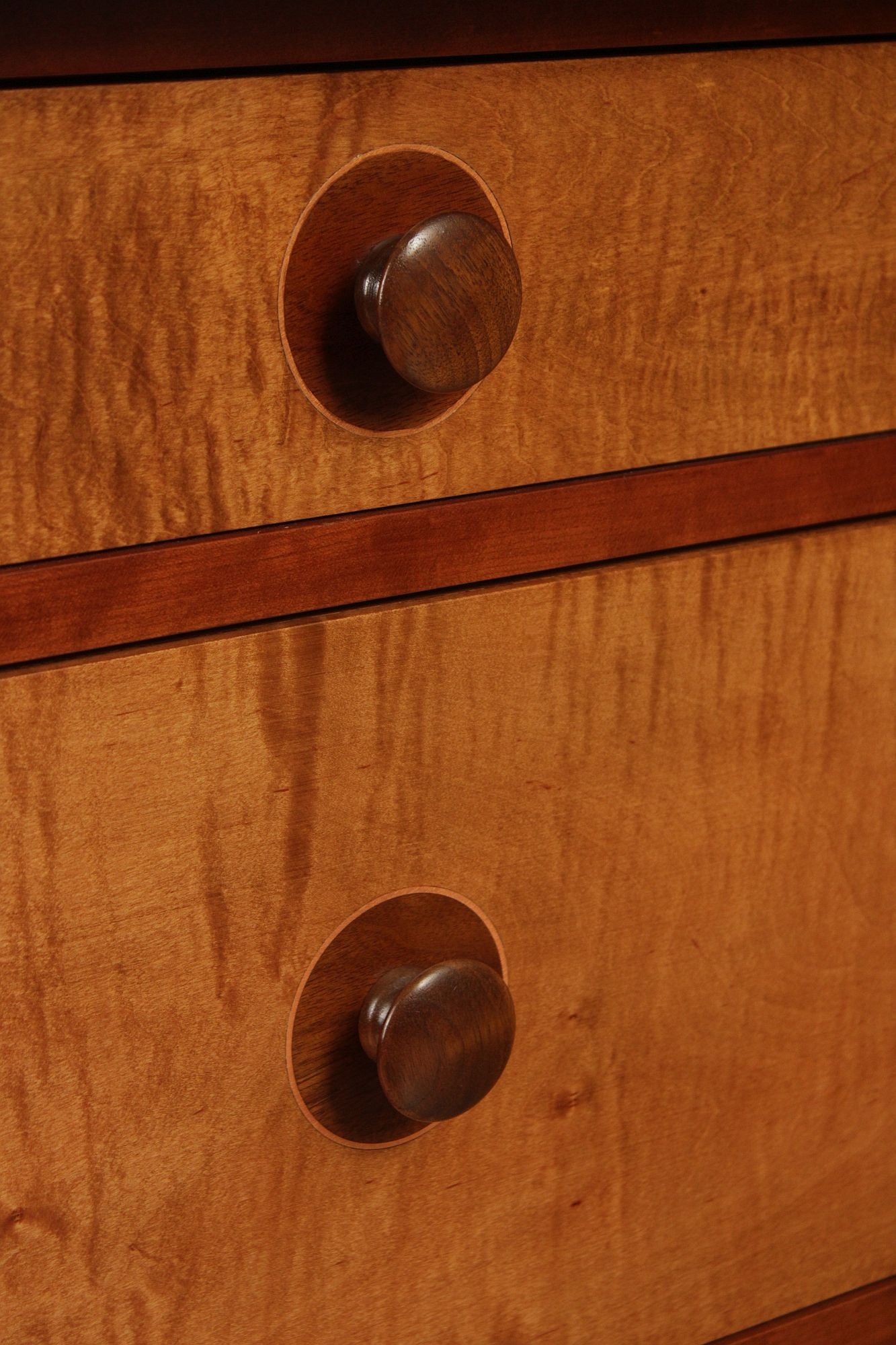 Stickley Mission Collection Harvey Ellis Cherry and Maple Single Dresser