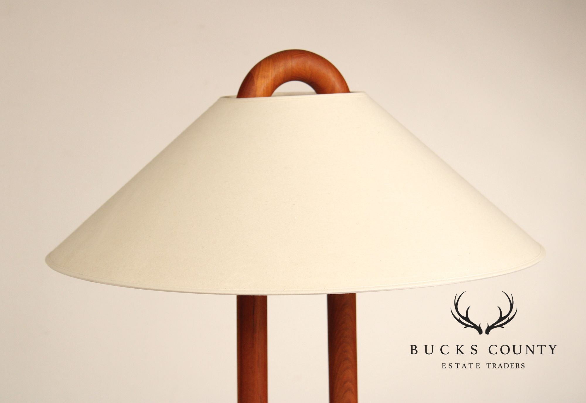 LYS Danish Modern Pair of Teak Table Lamps