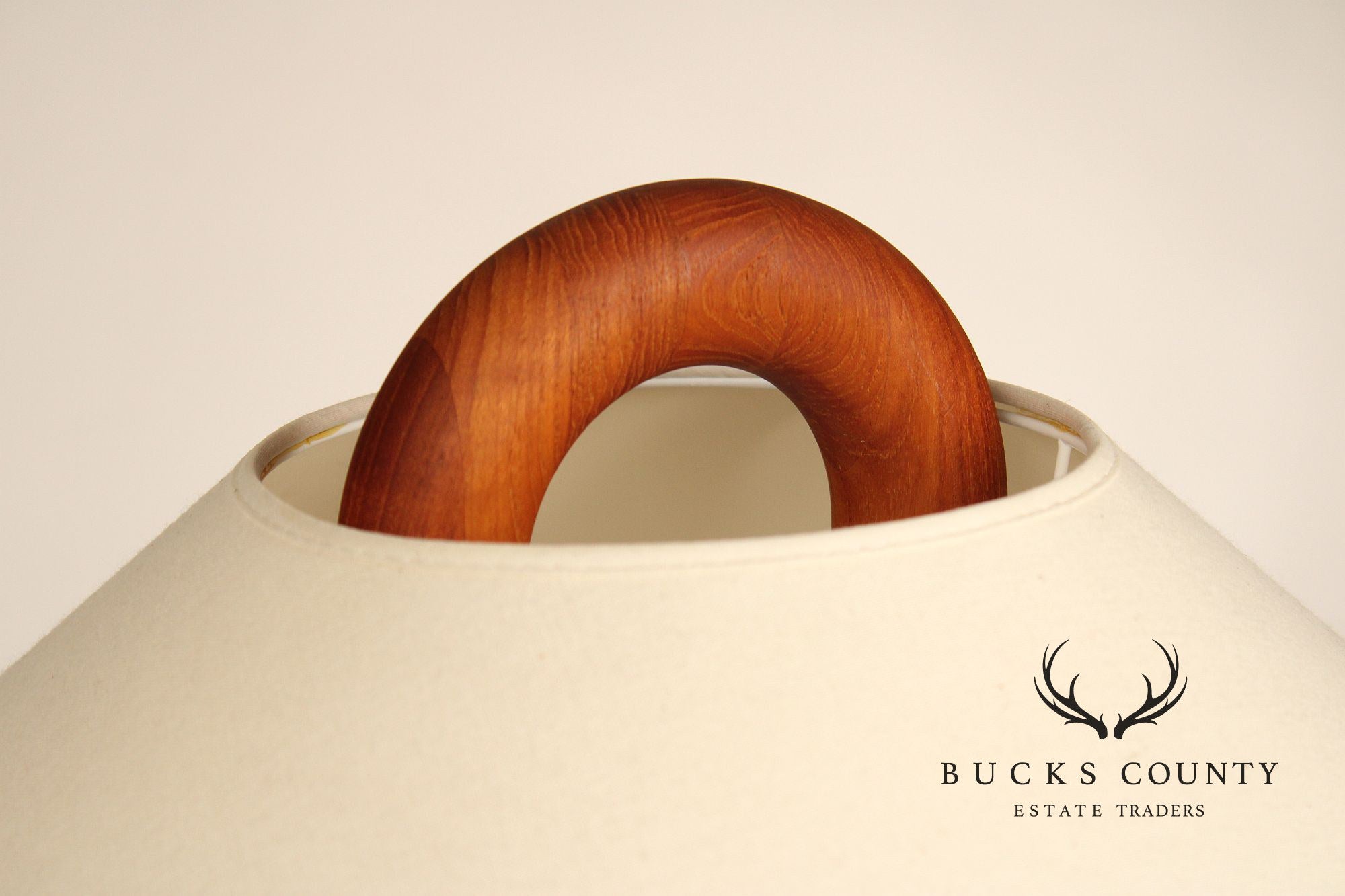 LYS Danish Modern Pair of Teak Table Lamps