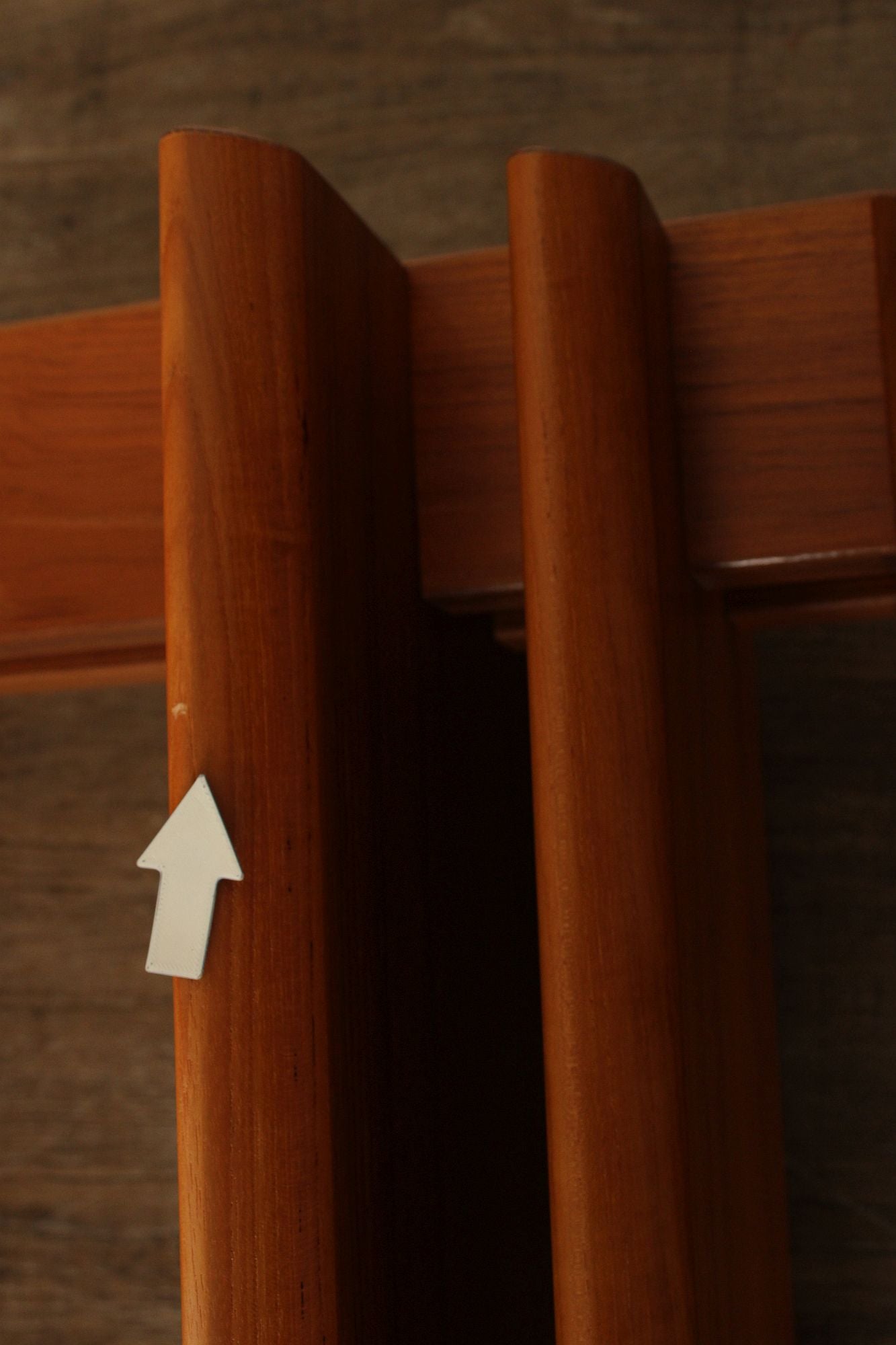 Danish Modern Glass Top Teak End Table