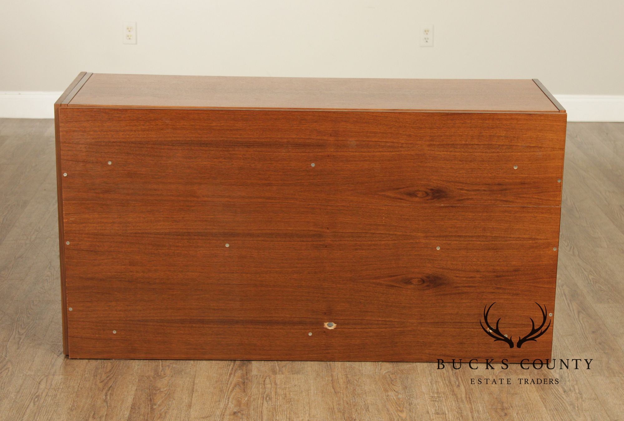 Mid Century Modern Expandable Walnut Credenza Sideboard