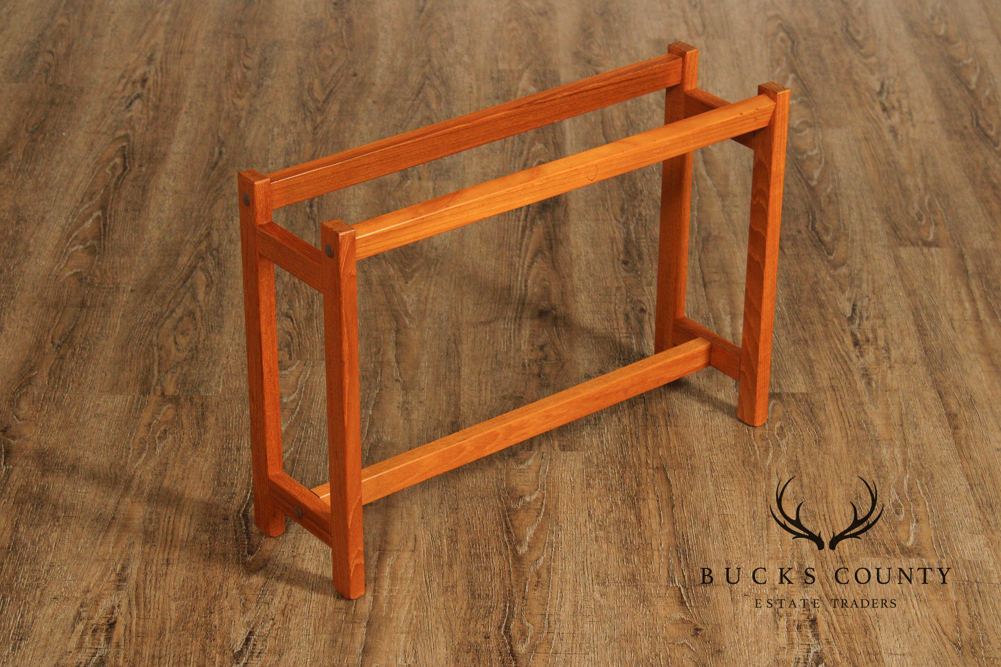 Danish Modern Style Planter in Teak Stand