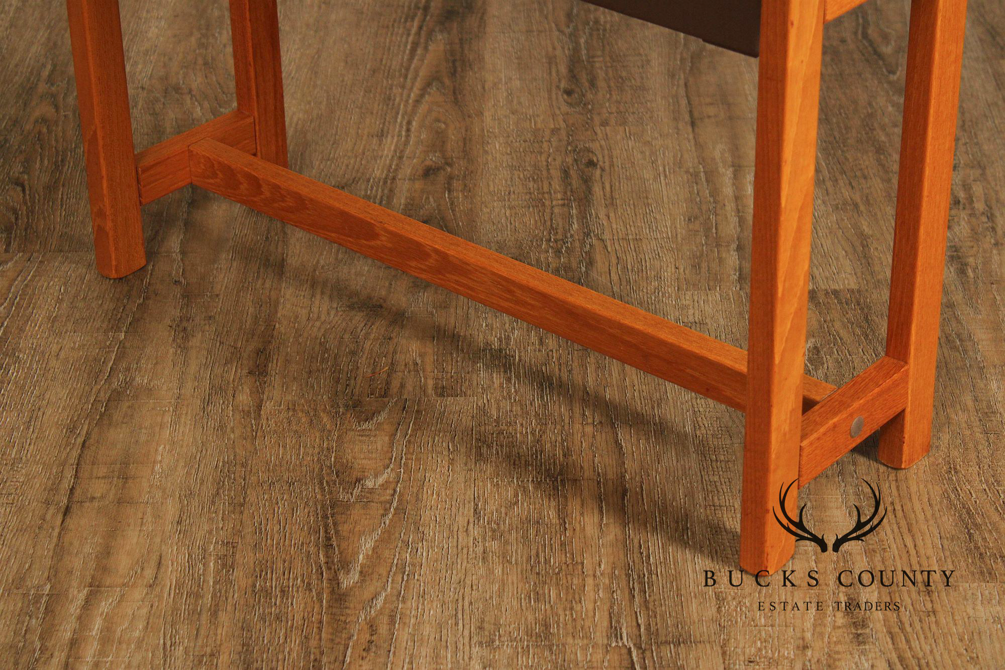 Danish Modern Style Planter in Teak Stand