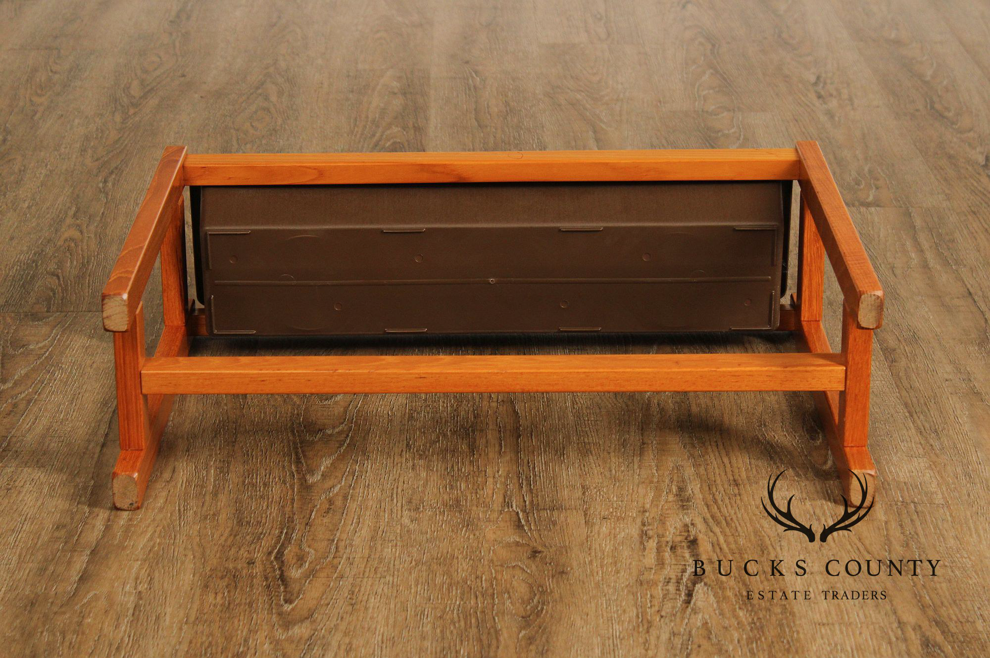 Danish Modern Style Planter in Teak Stand