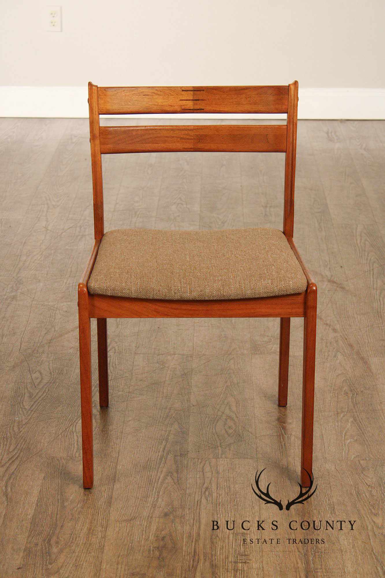 Uldum Mobelfabrik Danish Modern Set of Four Teak Dining Chairs