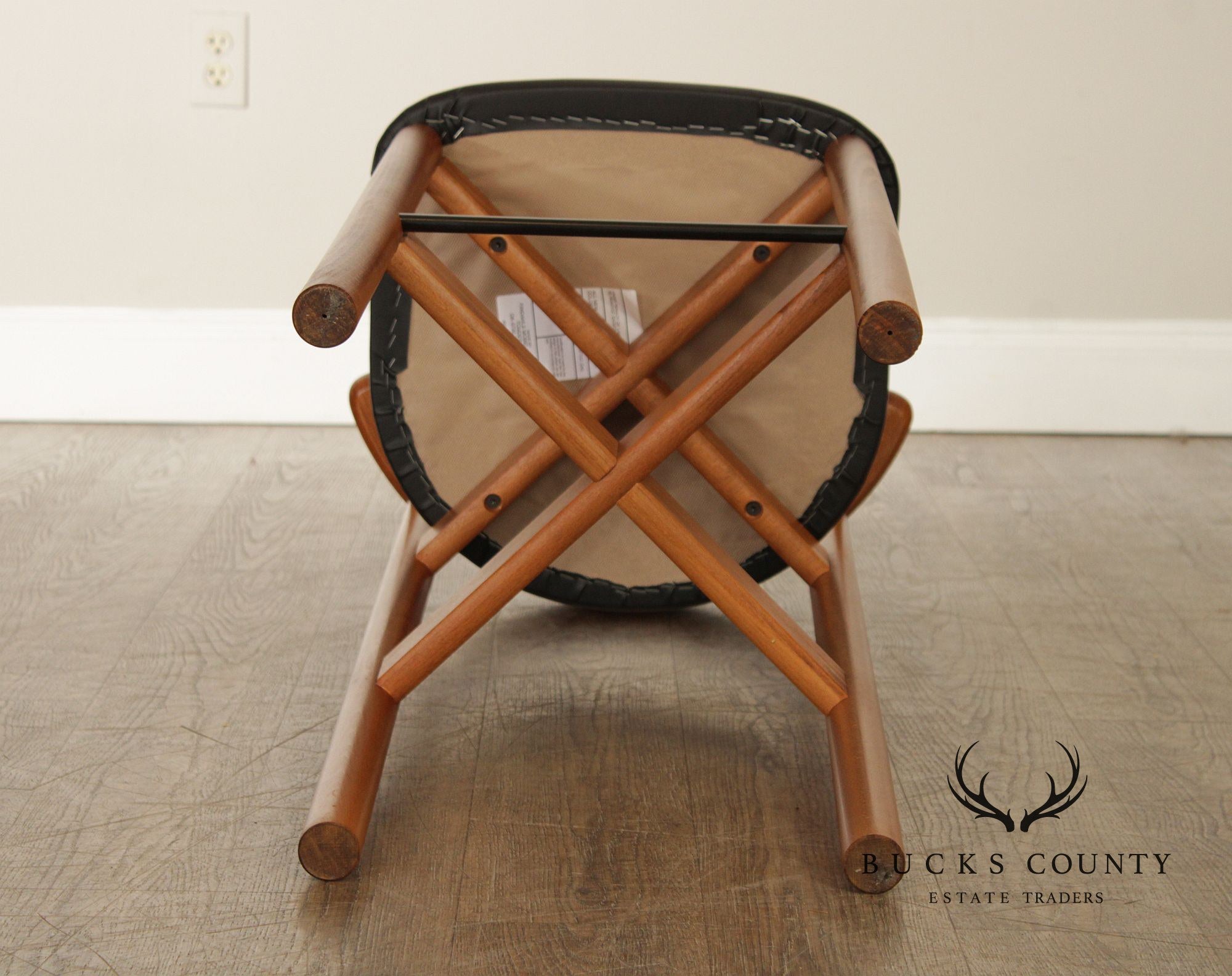 Findahls Møbelfabrik Danish Modern Pair Beech Wood Bar Stools