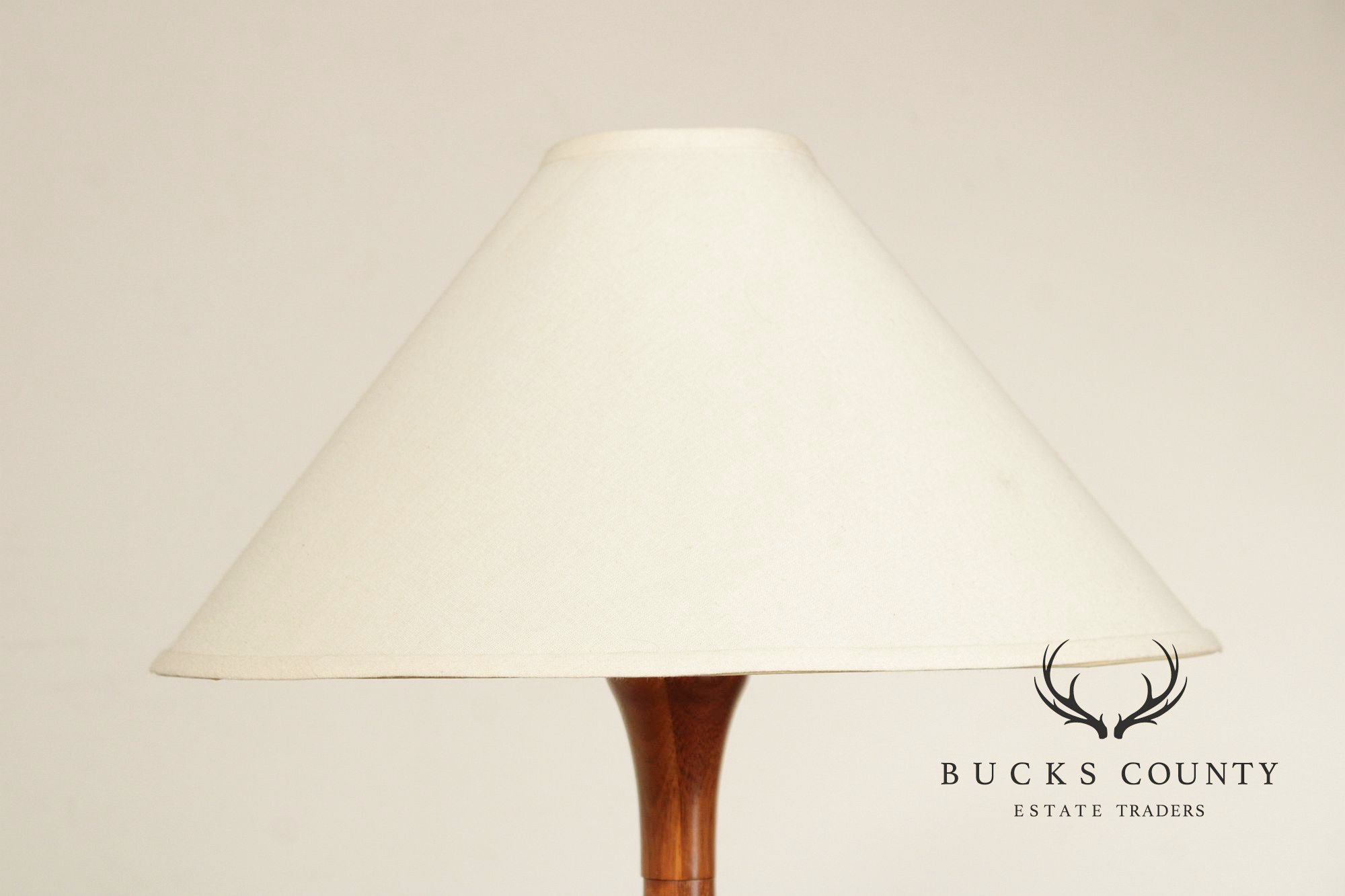 Vintage Danish Modern Teak Columnar Floor Lamp
