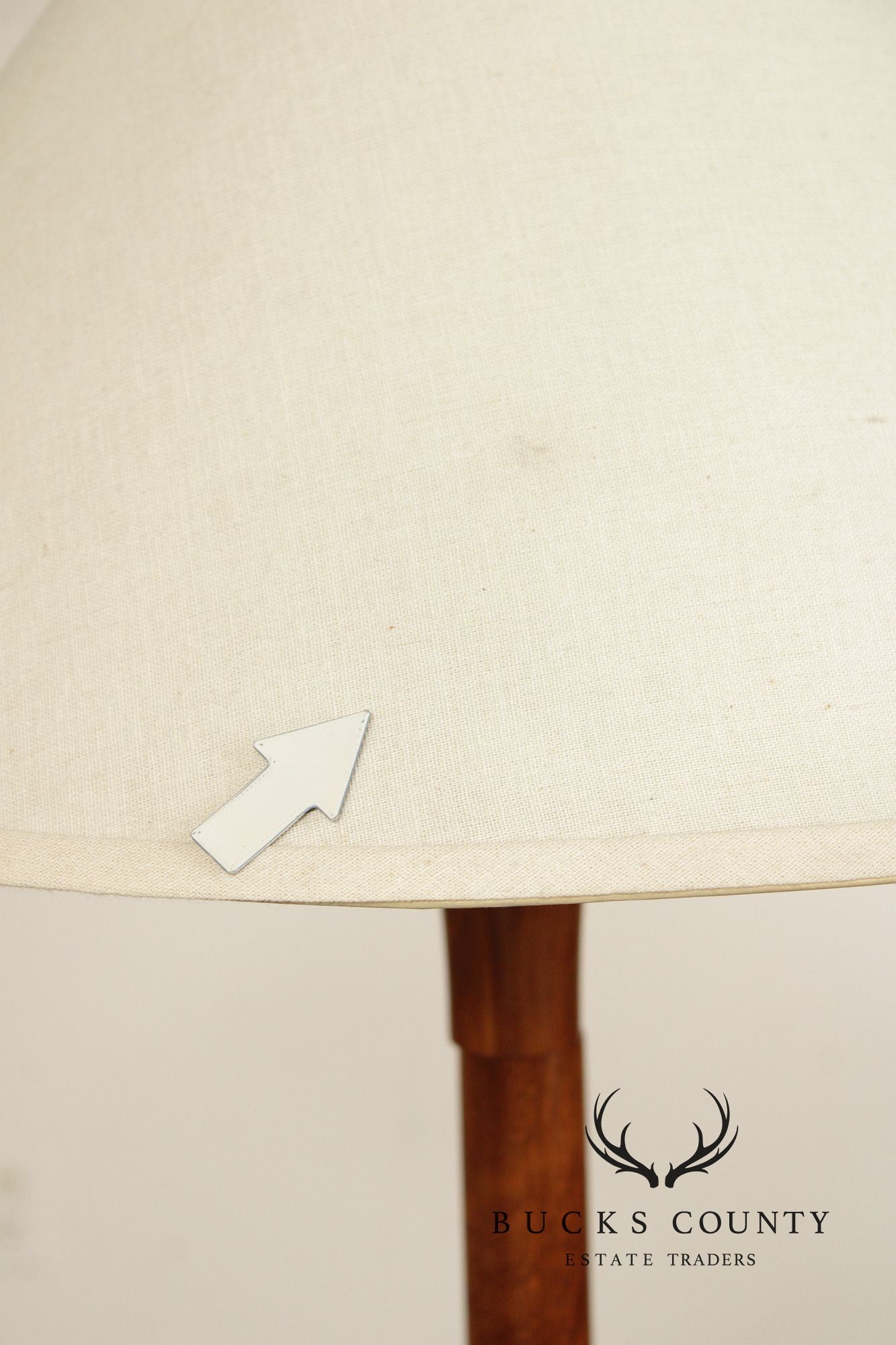 Vintage Danish Modern Teak Columnar Floor Lamp