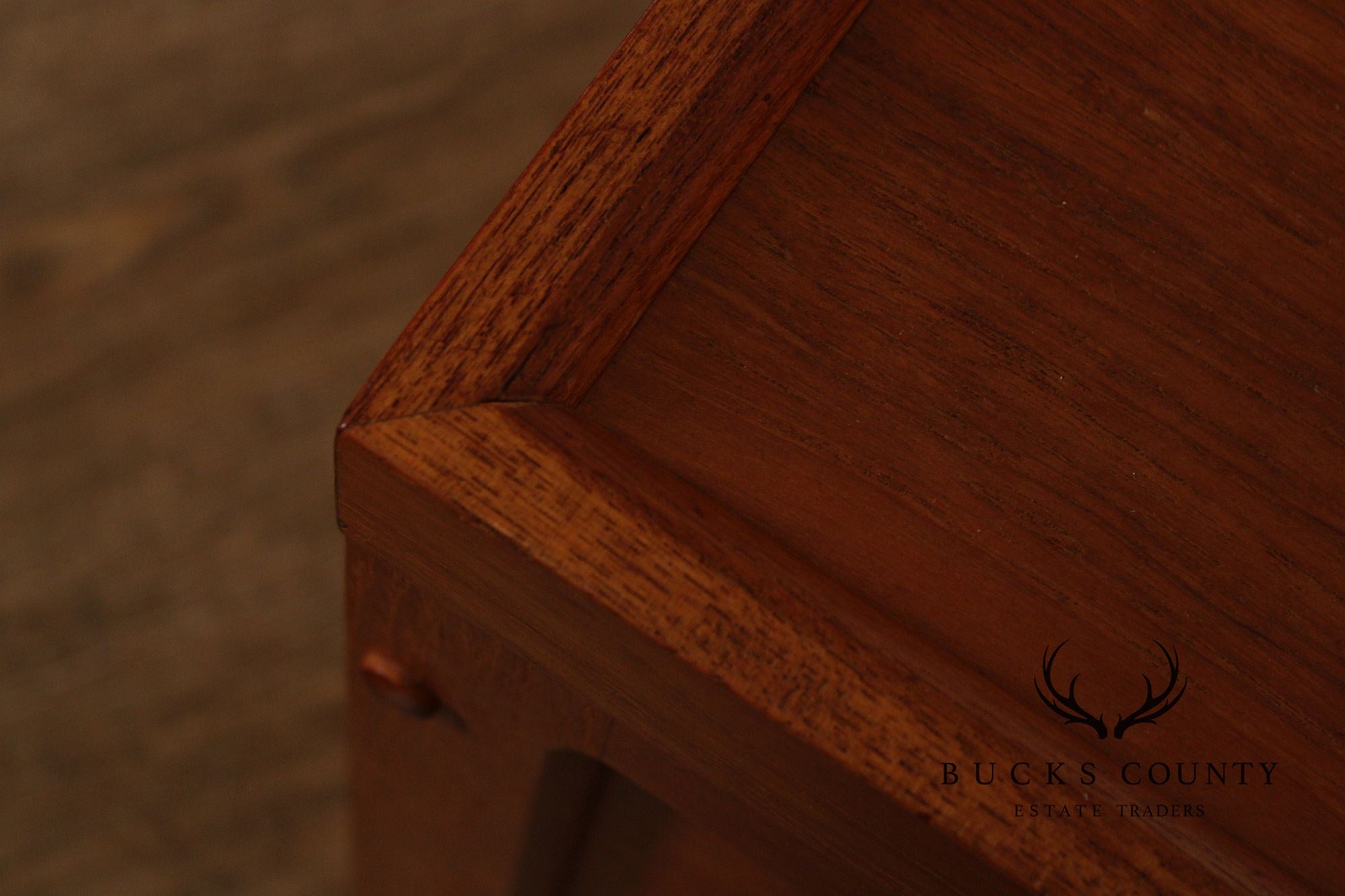 Teak N'Yu Danish Modern Style Teak Blanket Chest