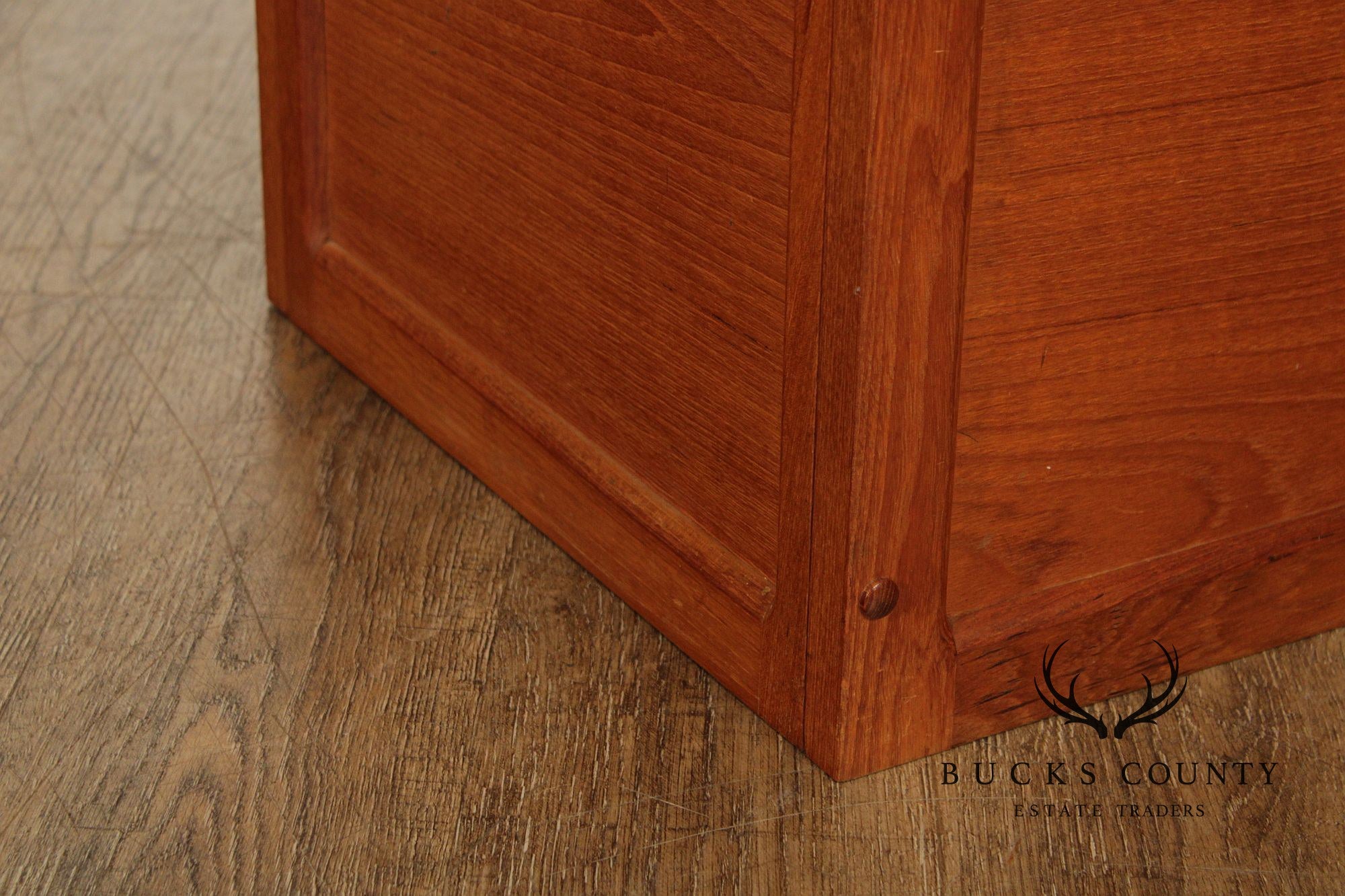 Teak N'Yu Danish Modern Style Teak Blanket Chest