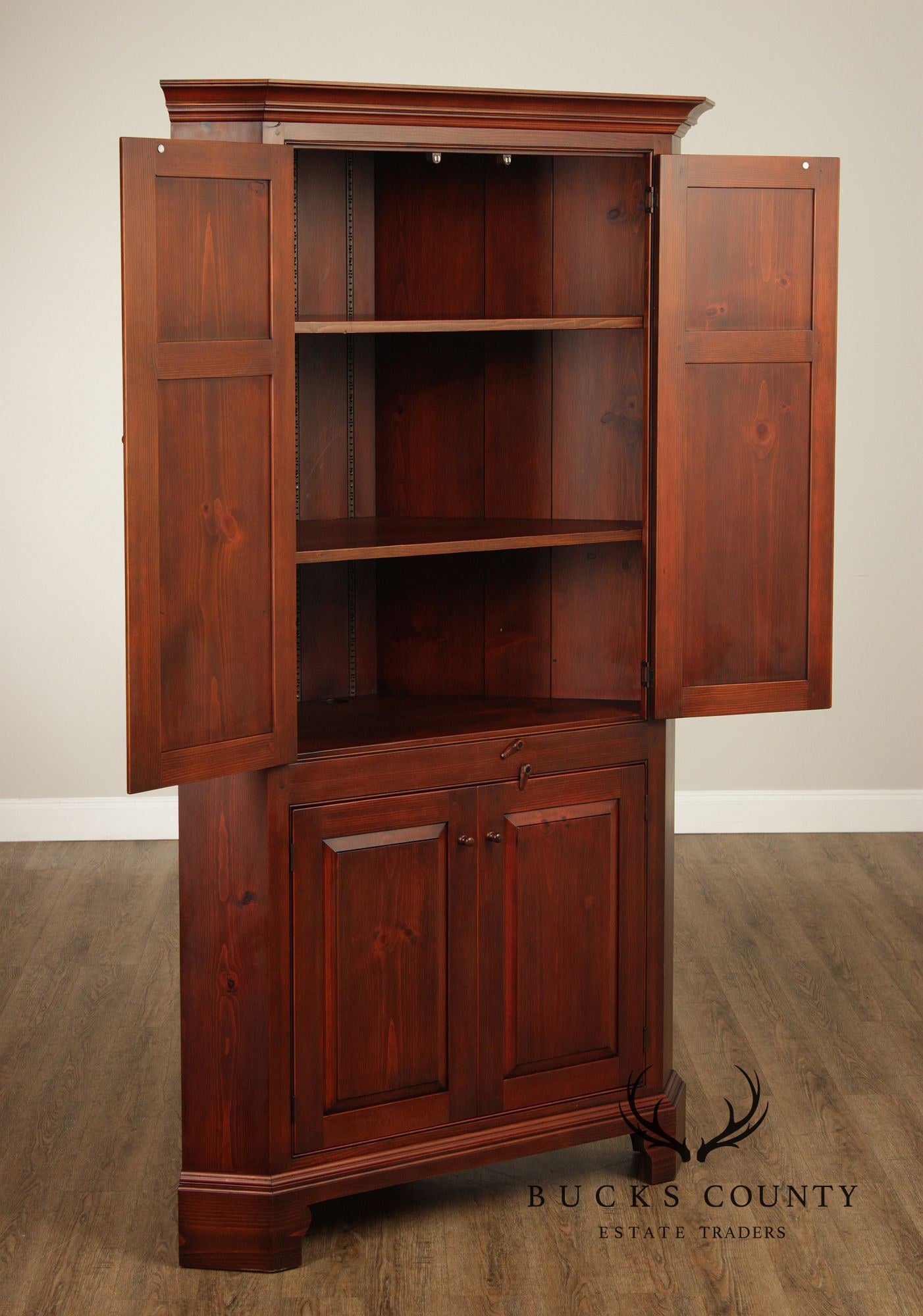 The Shaker Shoppe Pennsylvania Pine Corner Cabinet
