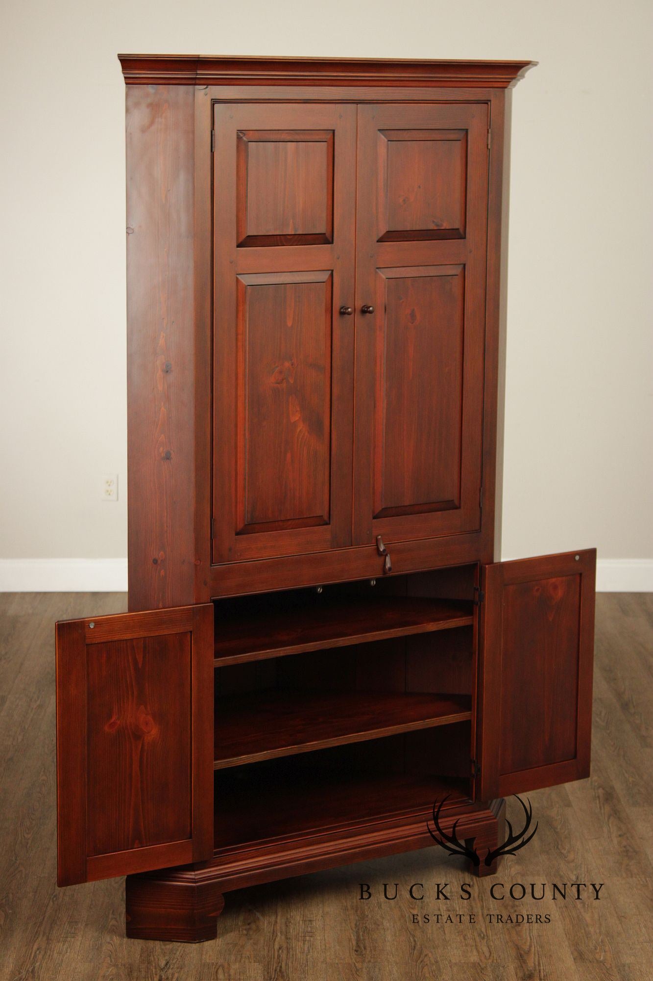The Shaker Shoppe Pennsylvania Pine Corner Cabinet